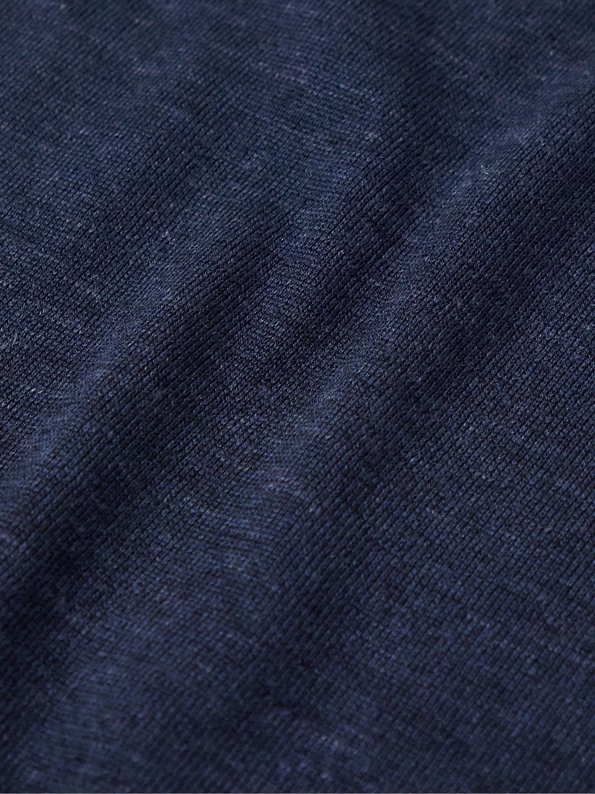 LORO PIANA Silk-Blend Polo Shirt