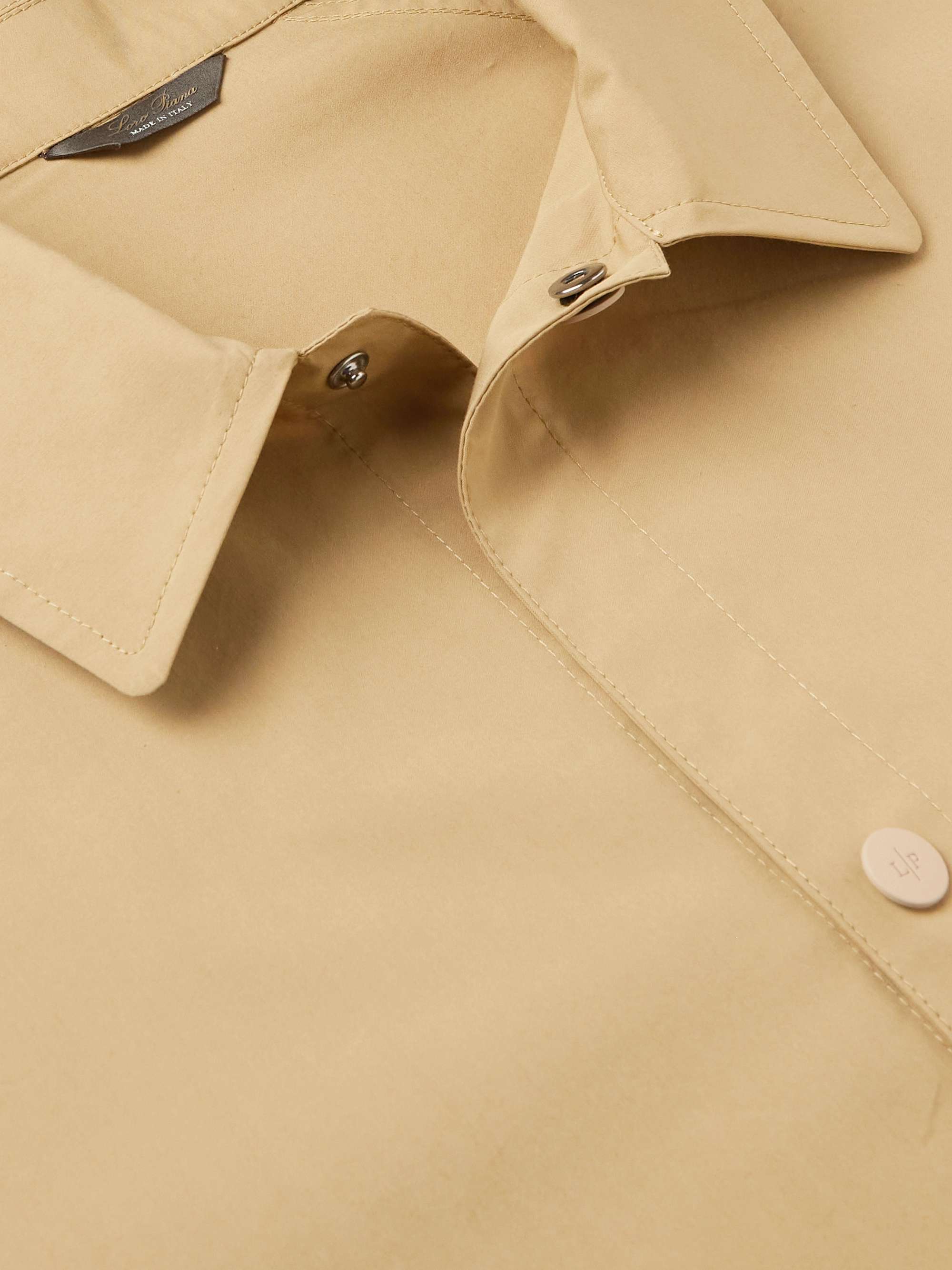 LORO PIANA Cotton-Blend Poplin Jacket