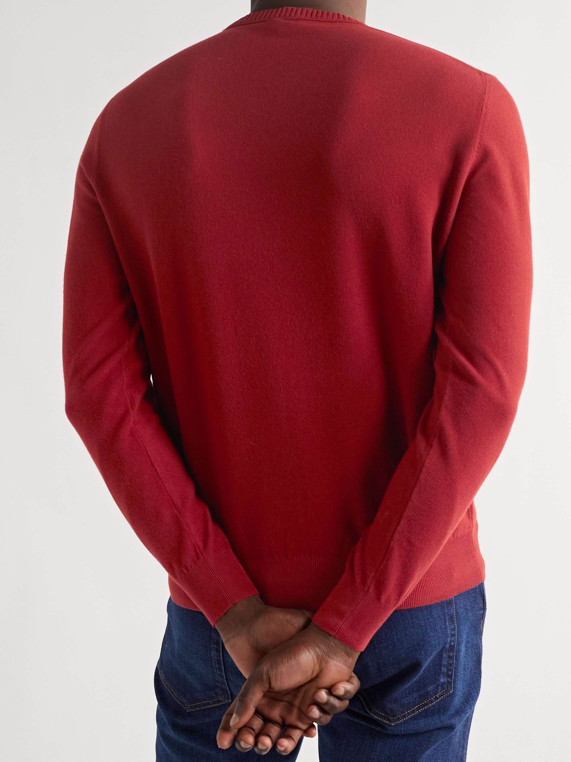 LORO PIANA Slim-Fit Cotton and Silk-Blend Sweater