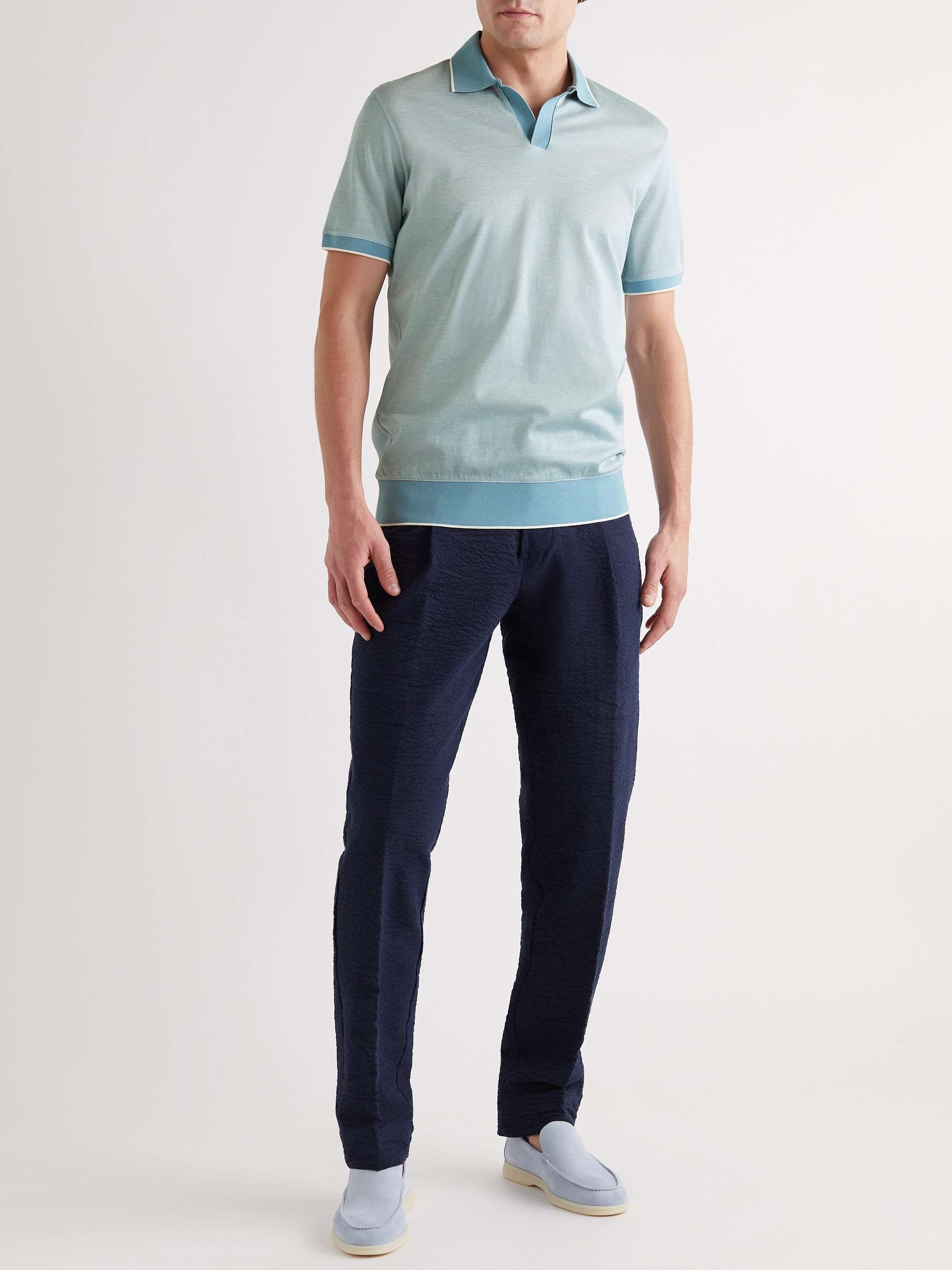 LORO PIANA Cotton Polo Shirt
