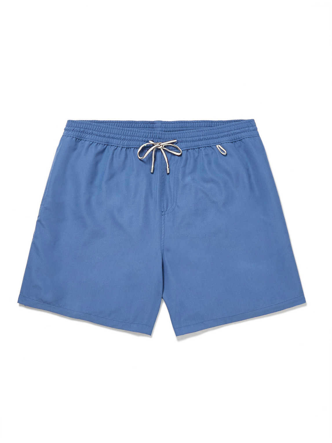 Loro Piana Bay Soft Albatros Swim Trunks In Blue