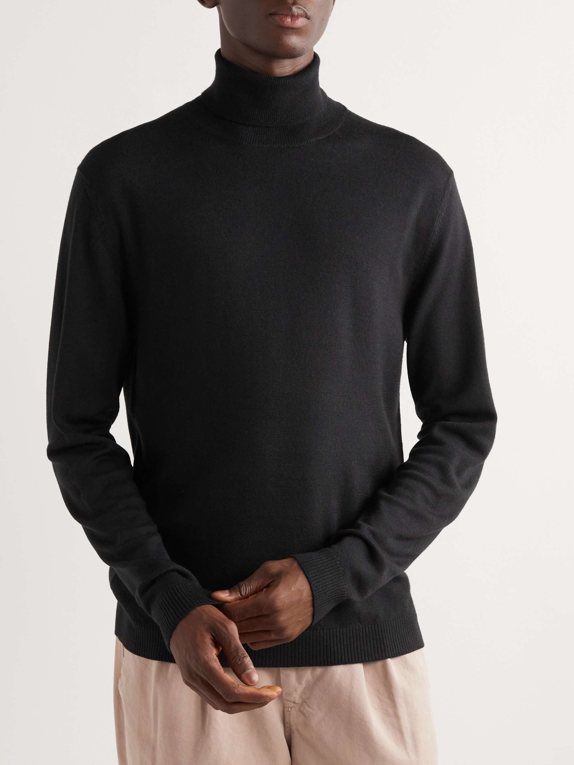 MASSIMO ALBA Wool Rollneck Sweater for Men | MR PORTER