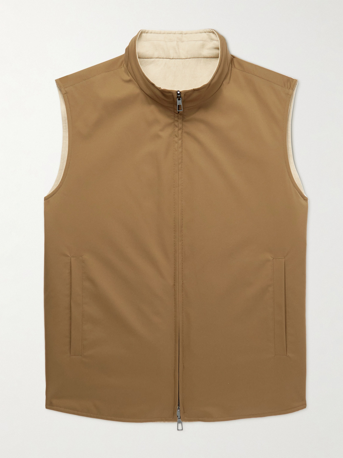 Loro Piana Marlin Reversible Shell and Linen and Silk-Blend Gilet - Men