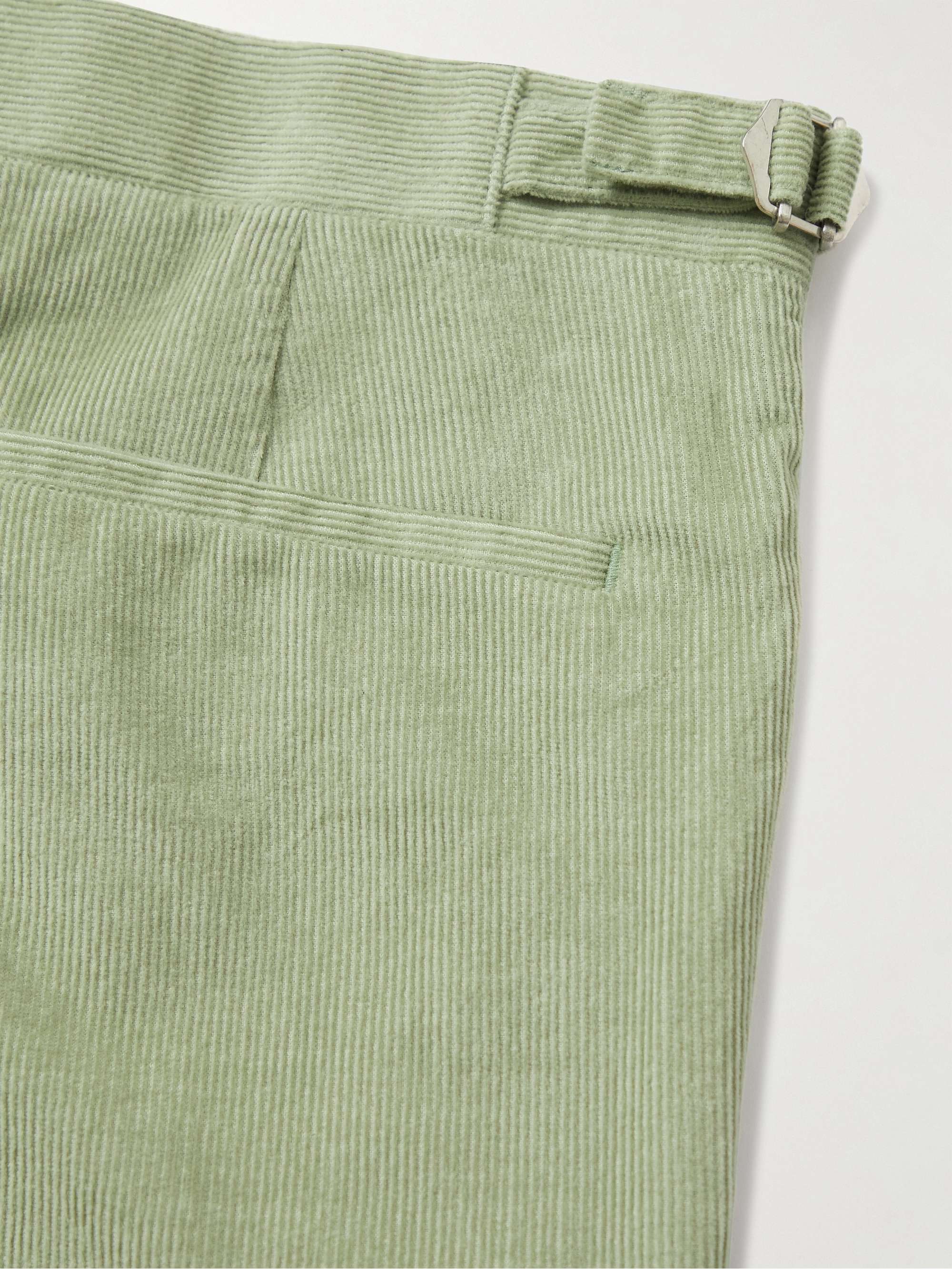RICHARD JAMES Straight-Leg Cotton-Needlecord Suit Trousers