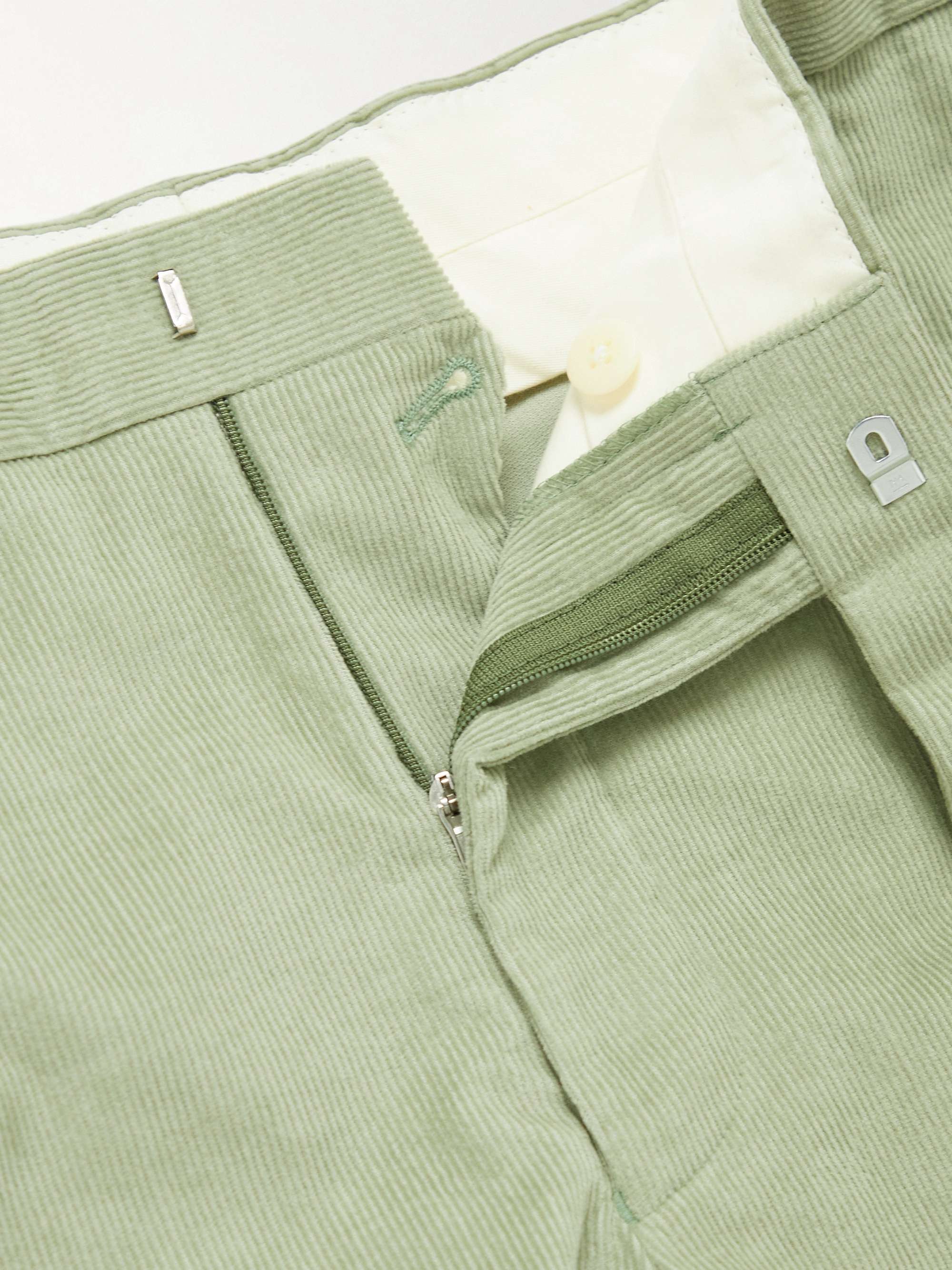 RICHARD JAMES Straight-Leg Cotton-Needlecord Suit Trousers