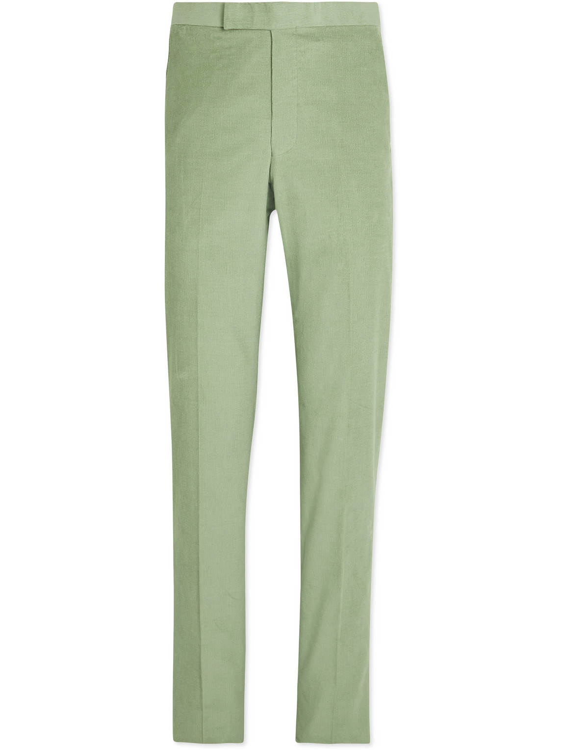Straight-Leg Cotton-Needlecord Suit Trousers