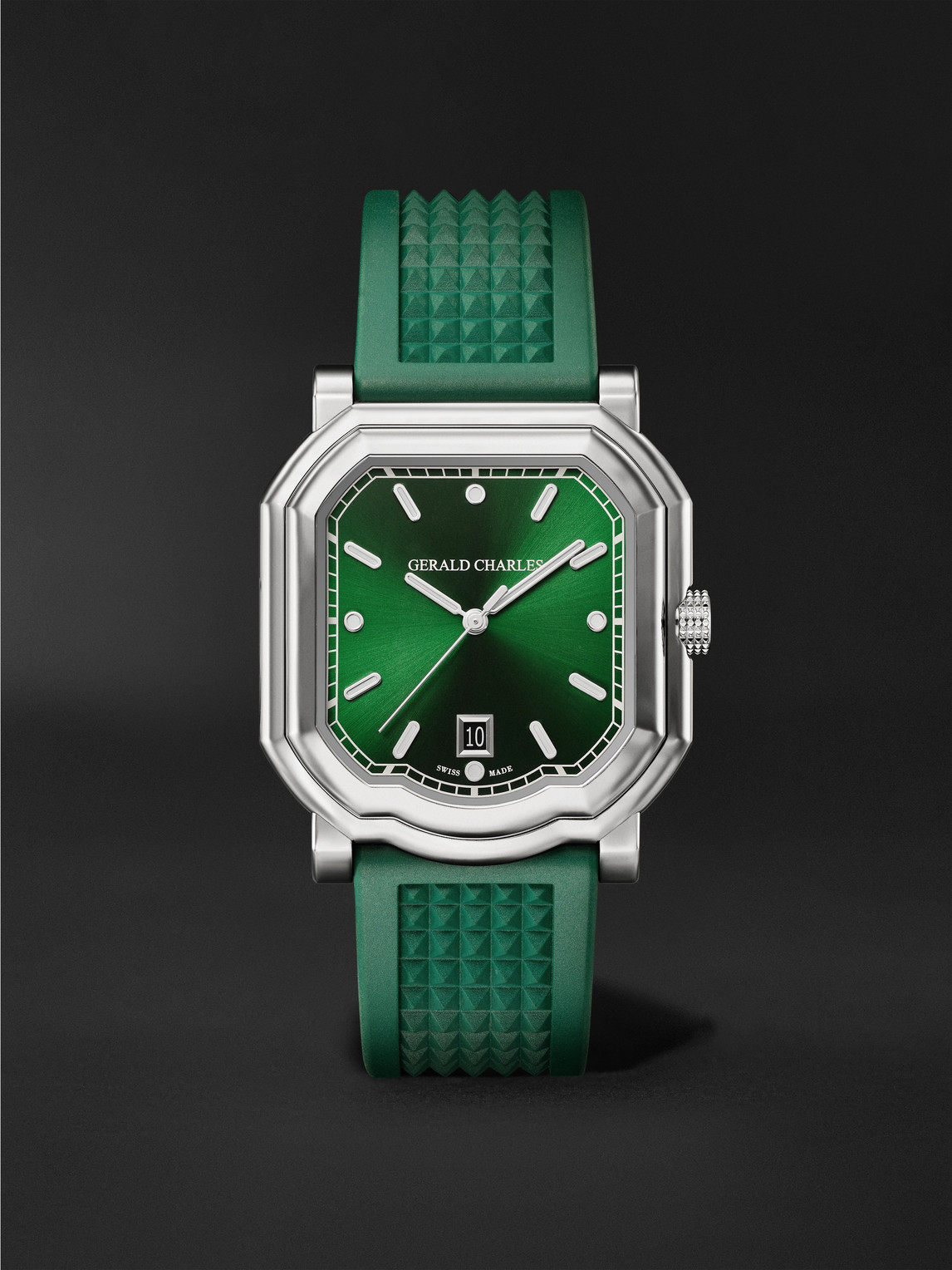 Maestro 2.0 Ultra-Thin Automatic 39mm Stainless Steel and Rubber Watch, Ref. No. GC2.0-A-02
