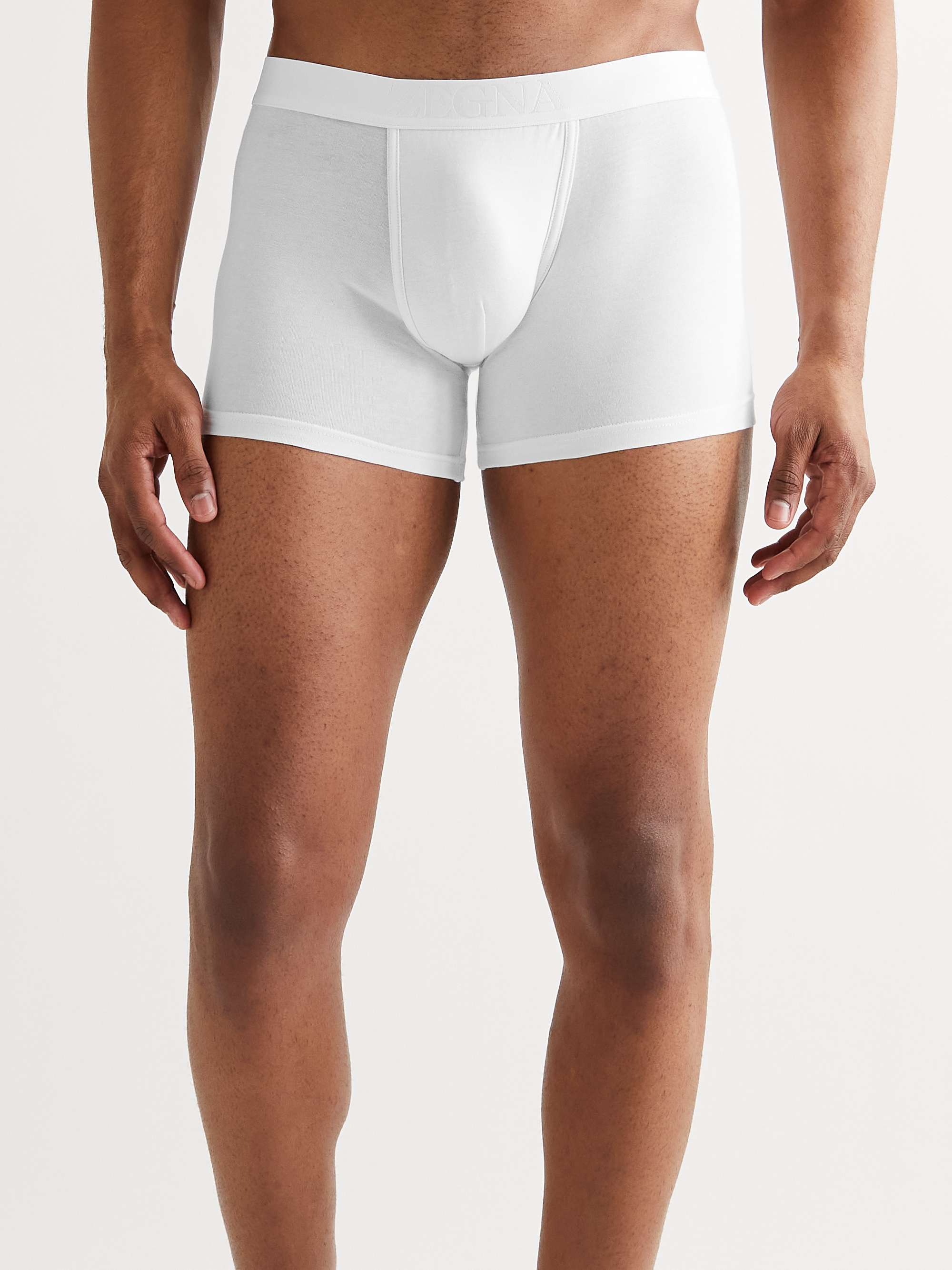 ZEGNA TwoPack StretchCotton Boxer Briefs for Men MR PORTER