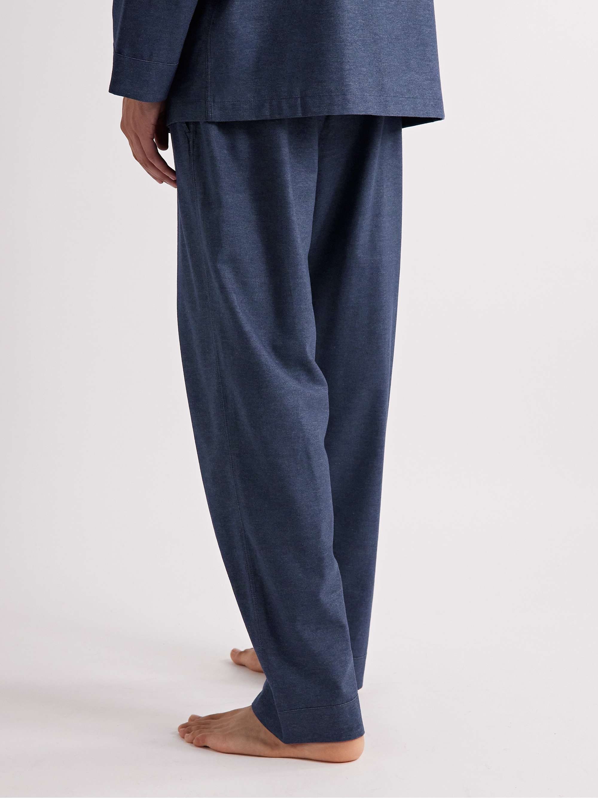 ZEGNA Brushed-Cotton Pyjama Top