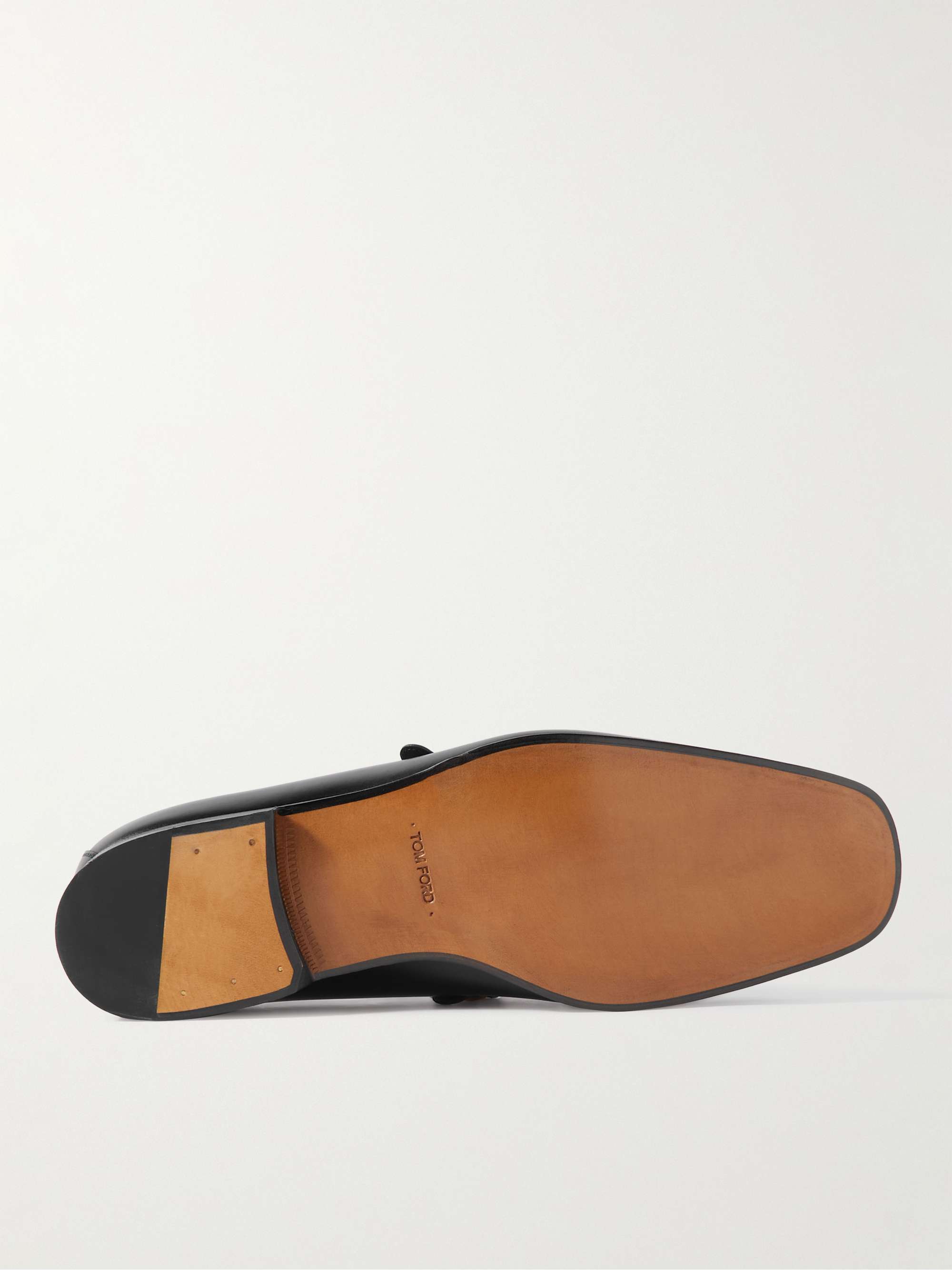 TOM FORD Jack Embellished Patent-Leather Loafers for Men | MR PORTER