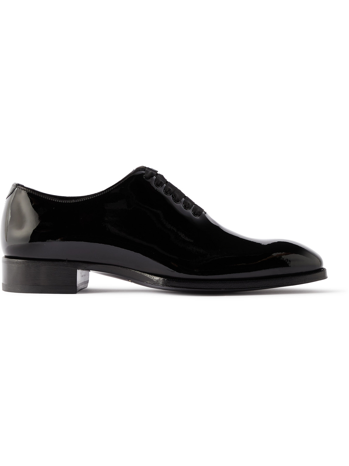 TOM FORD ELKAN WHOLE-CUT PATENT-LEATHER OXFORD SHOES