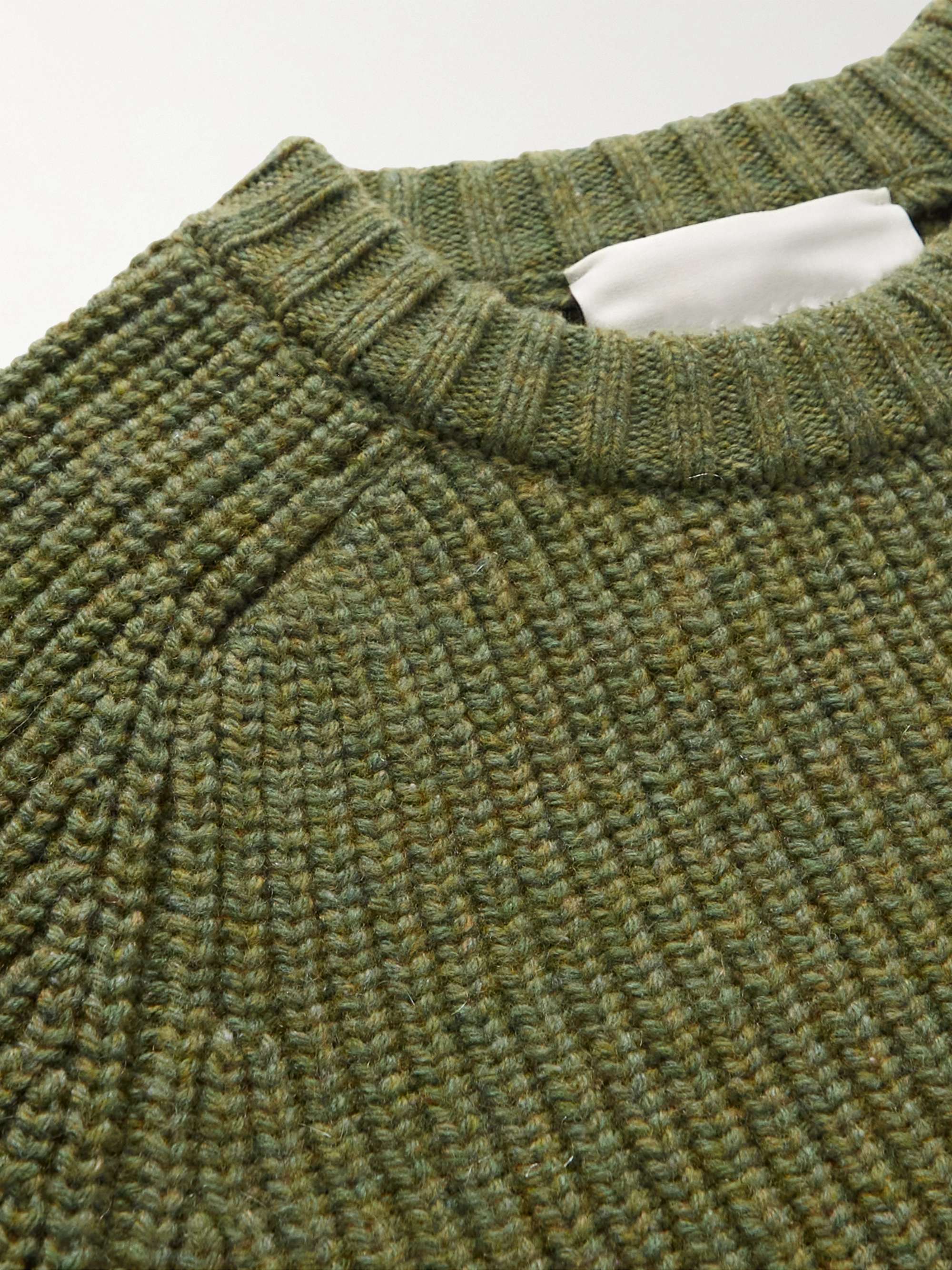 A KIND OF GUISE Badger Ribbed Merino Wool and Cashmere-Blend Sweater