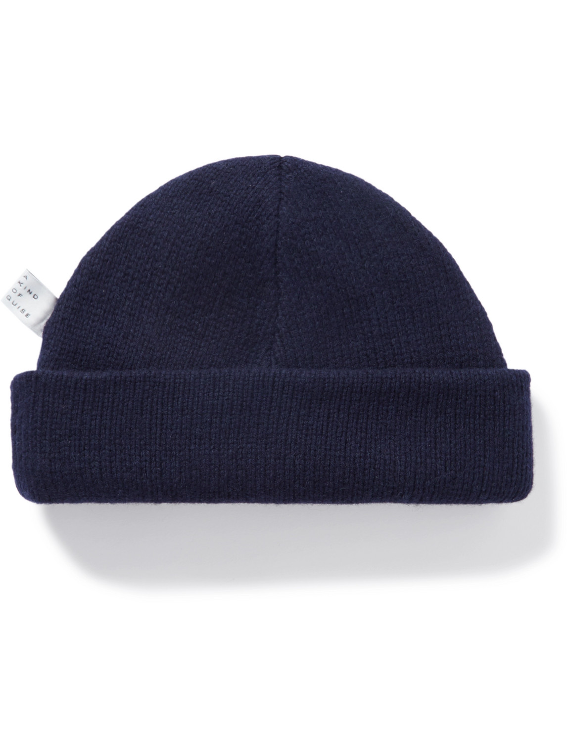 A Kind Of Guise Badger Merino Wool And Cashmere-blend Beanie In Blue