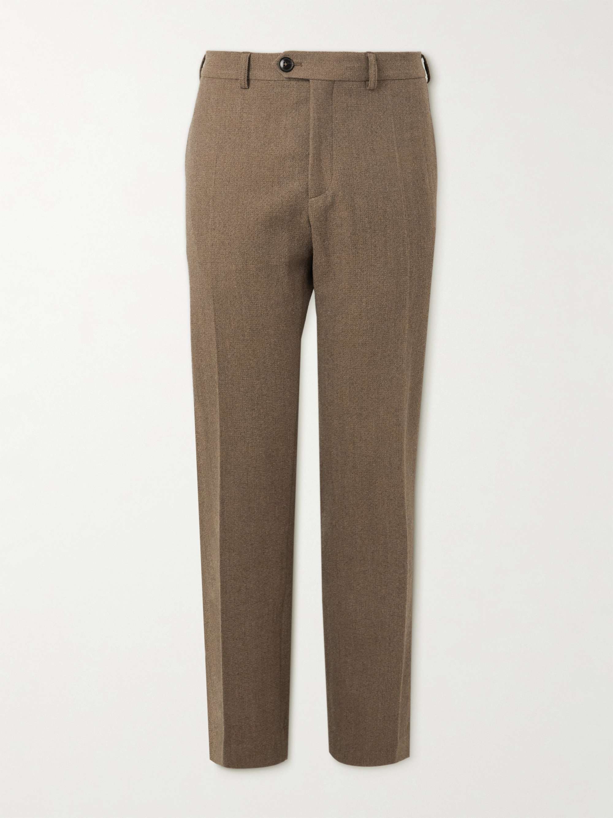 A KIND OF GUISE Straight-Leg Felt Suit Trousers