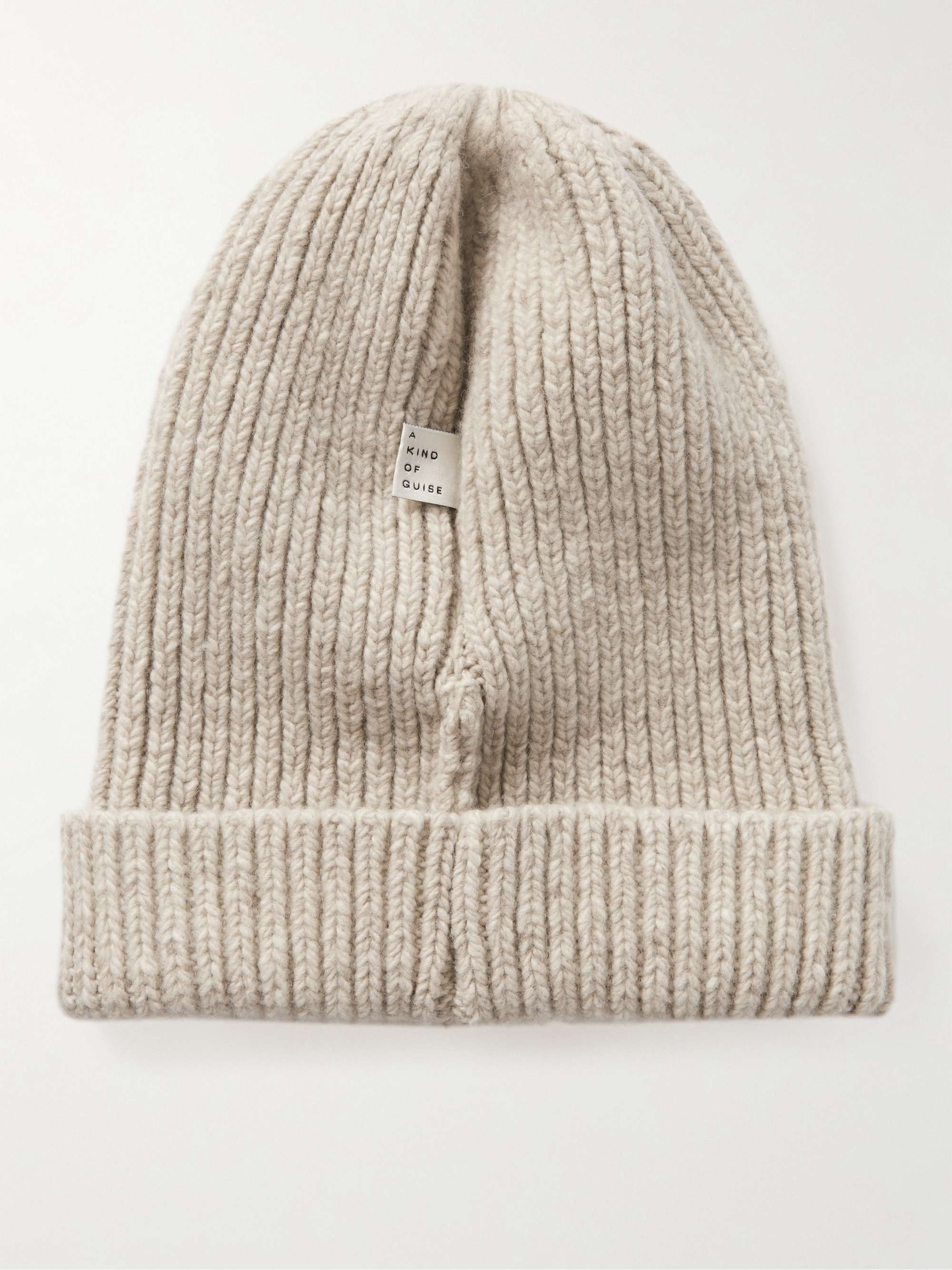 A KIND OF GUISE Allen Ribbed Virgin Wool and Cashmere-Blend Beanie