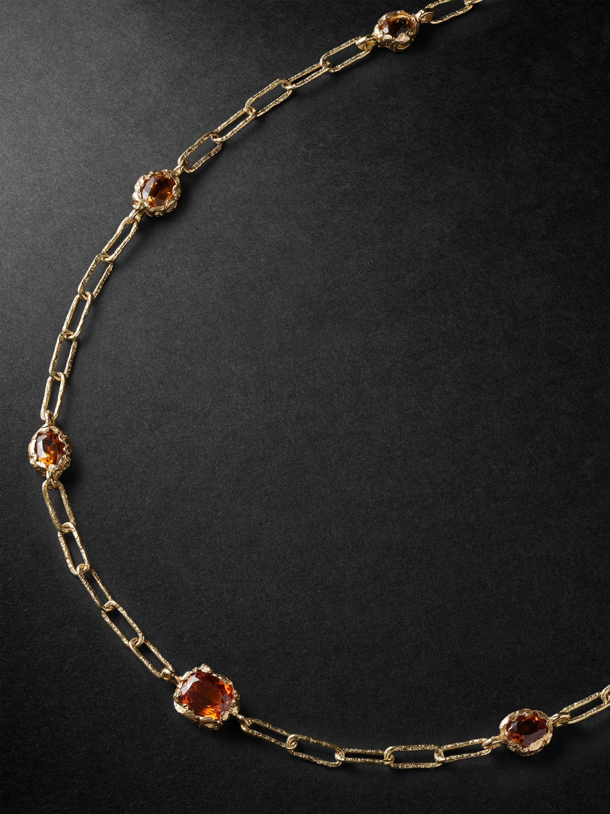 14K Yellow Gold 5-Citrine Necklace 001-905-01278 | Jaymark Jewelers | Cold  Spring, NY