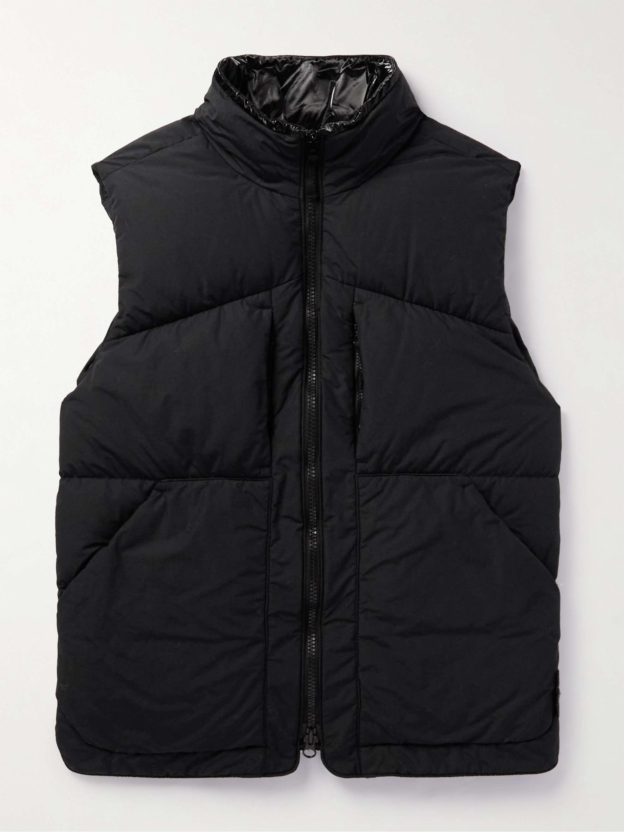 STONE ISLAND Logo-Appliquéd Quilted Naslan Light Down Gilet for Men ...