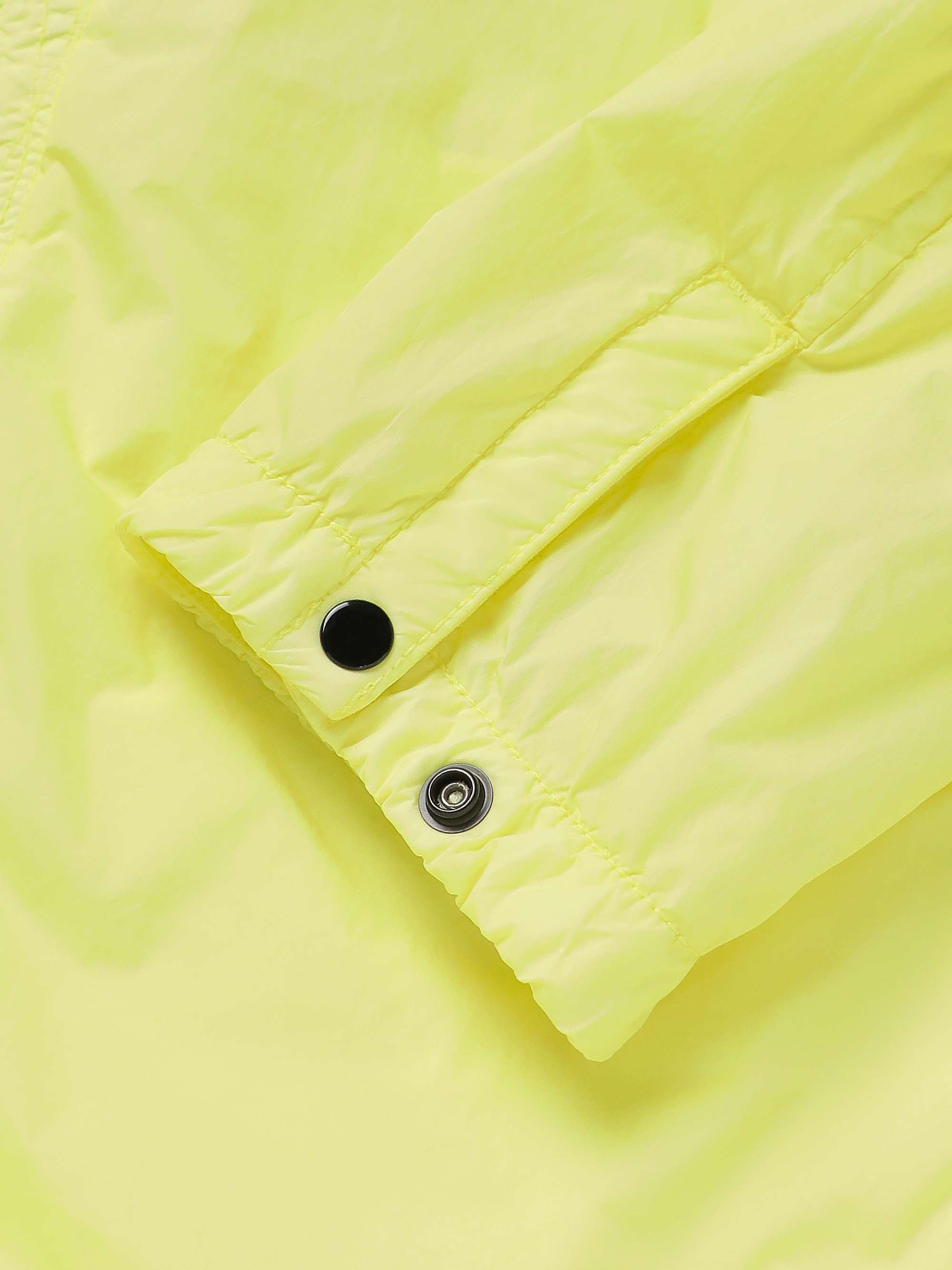 STONE ISLAND Logo-Appliquéd Crinkled-Nylon Jacket