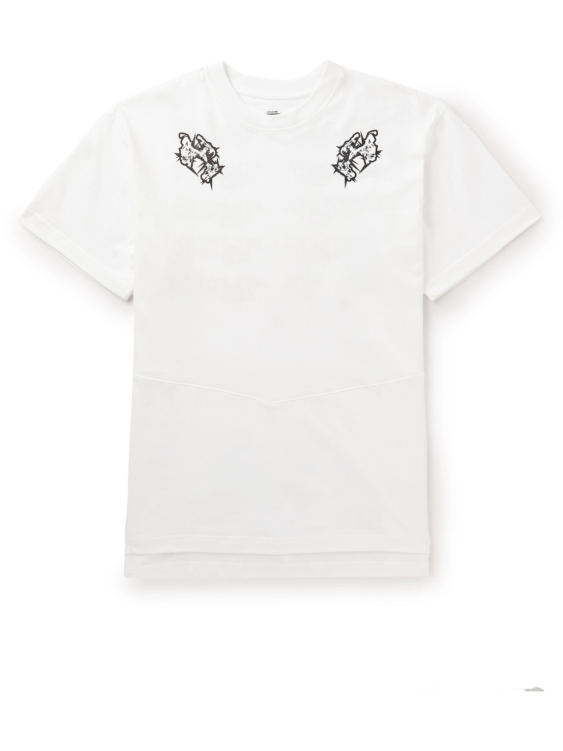 Printed Layered Cotton-Jersey T-Shirt
