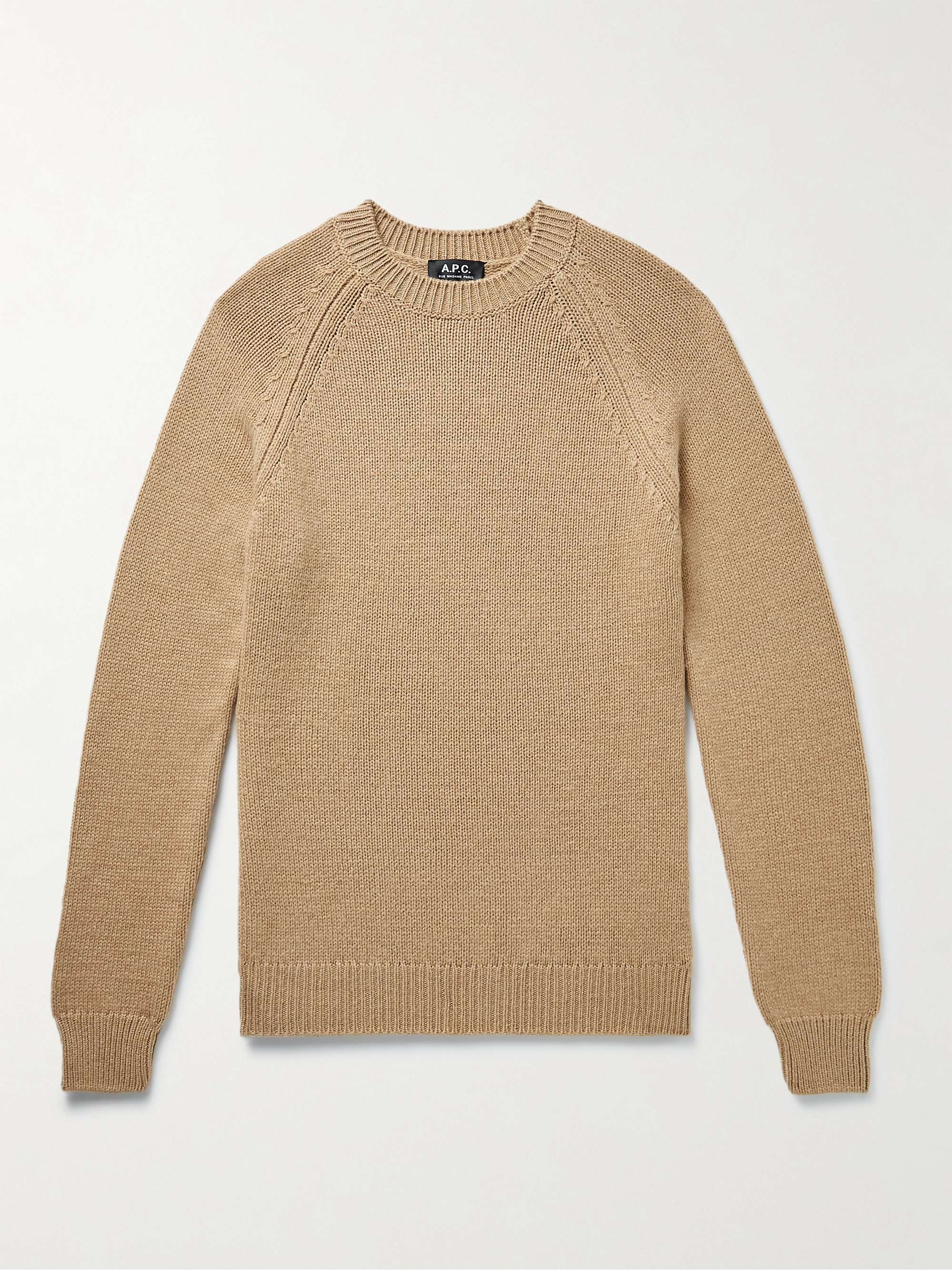 A.P.C. Slim-Fit Virgin Wool Sweater for Men | MR PORTER