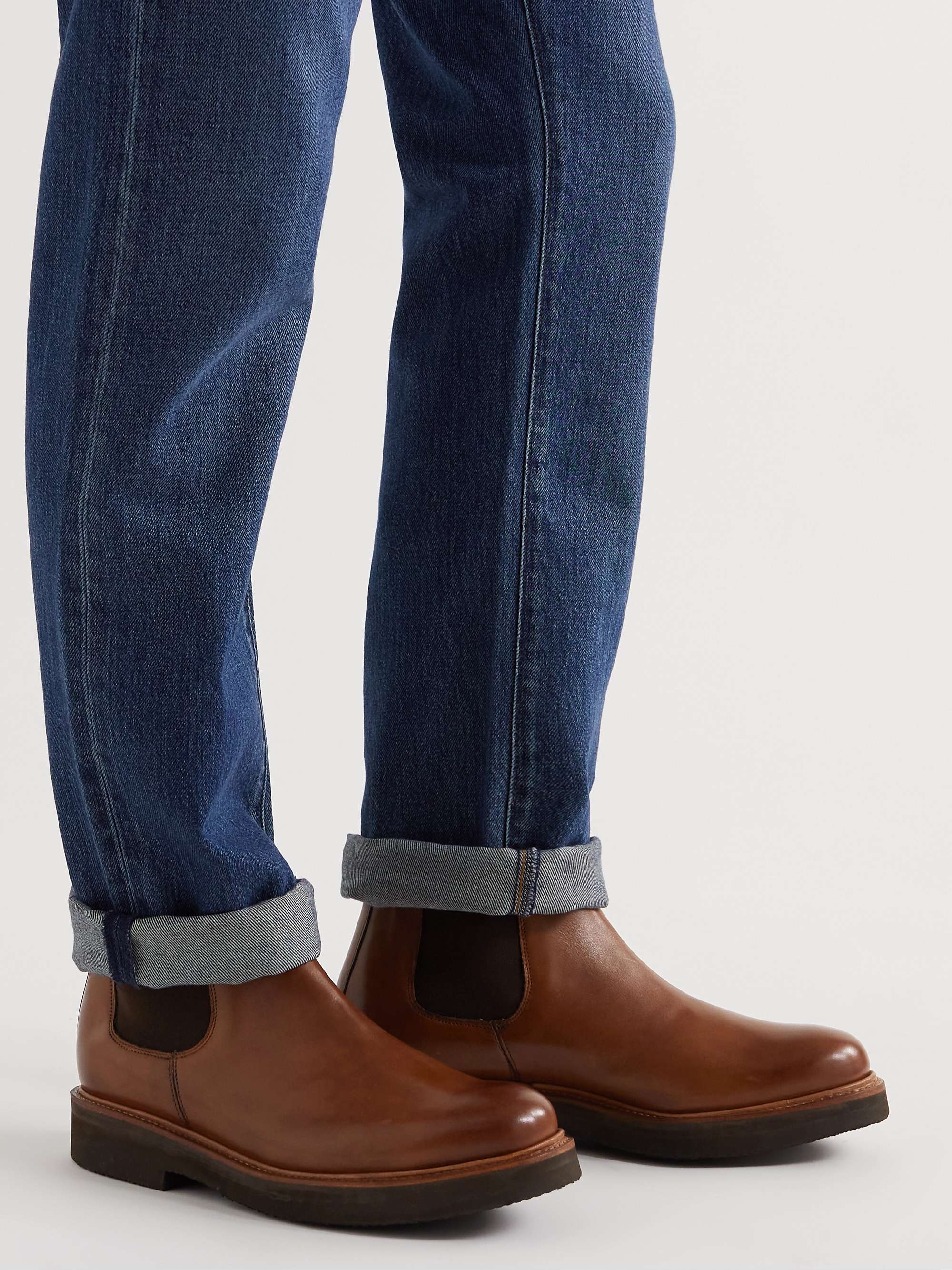 GRENSON Colin Leather Chelsea Boots