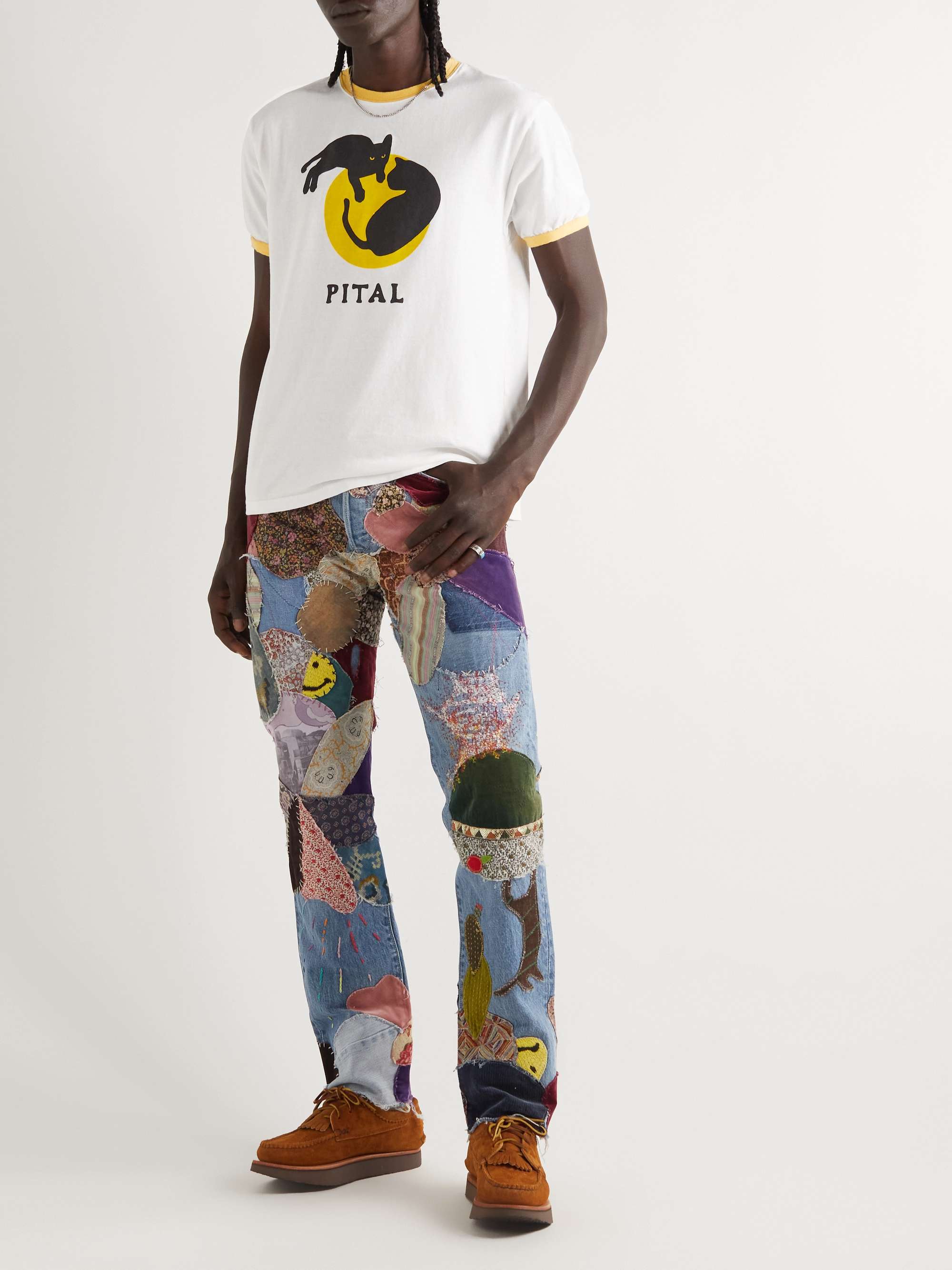 KAPITAL Printed CottonJersey TShirt for Men MR PORTER