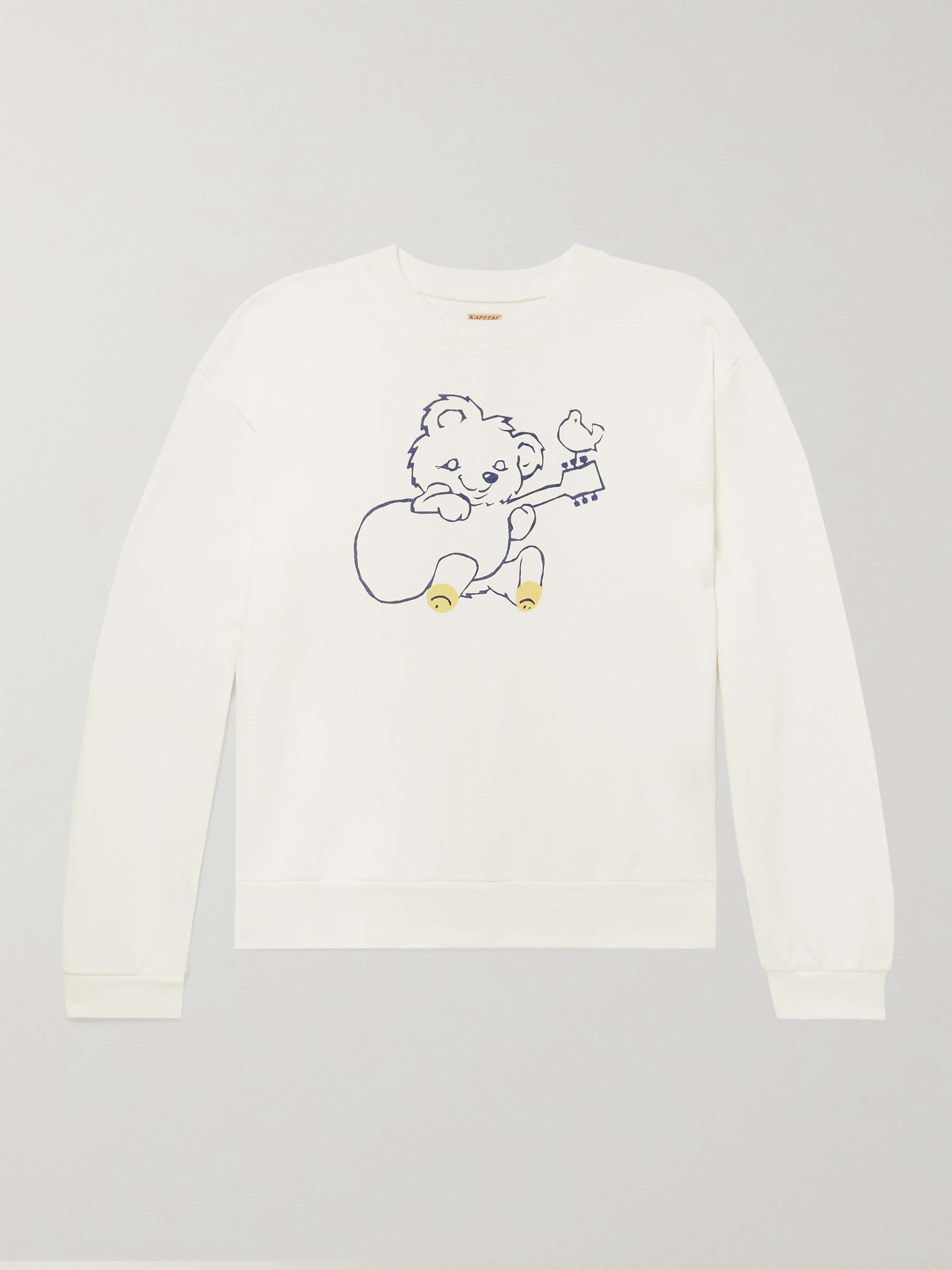 KAPITAL Printed Cotton-Jersey Sweatshirt | MR PORTER