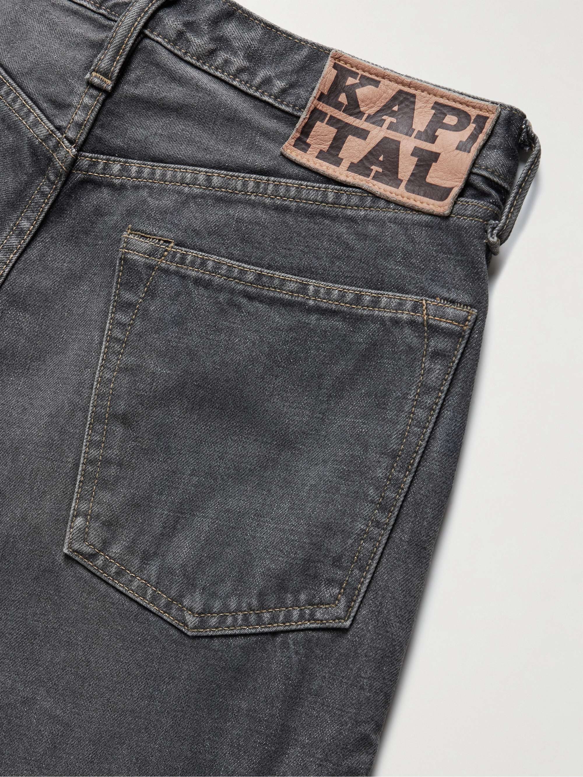 KAPITAL Straight-Leg Embellished Jeans