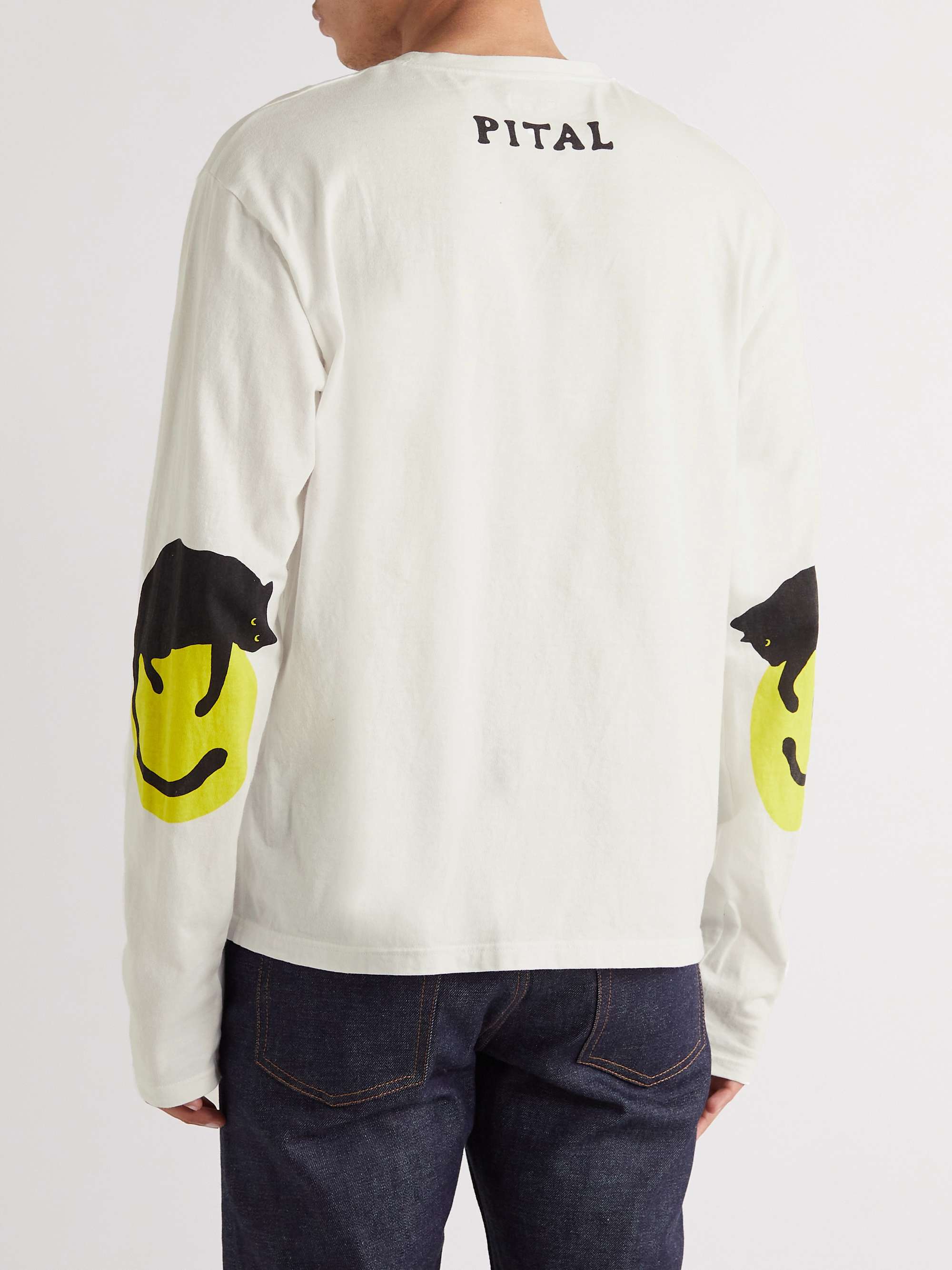 KAPITAL Printed Cotton-Jersey T-Shirt