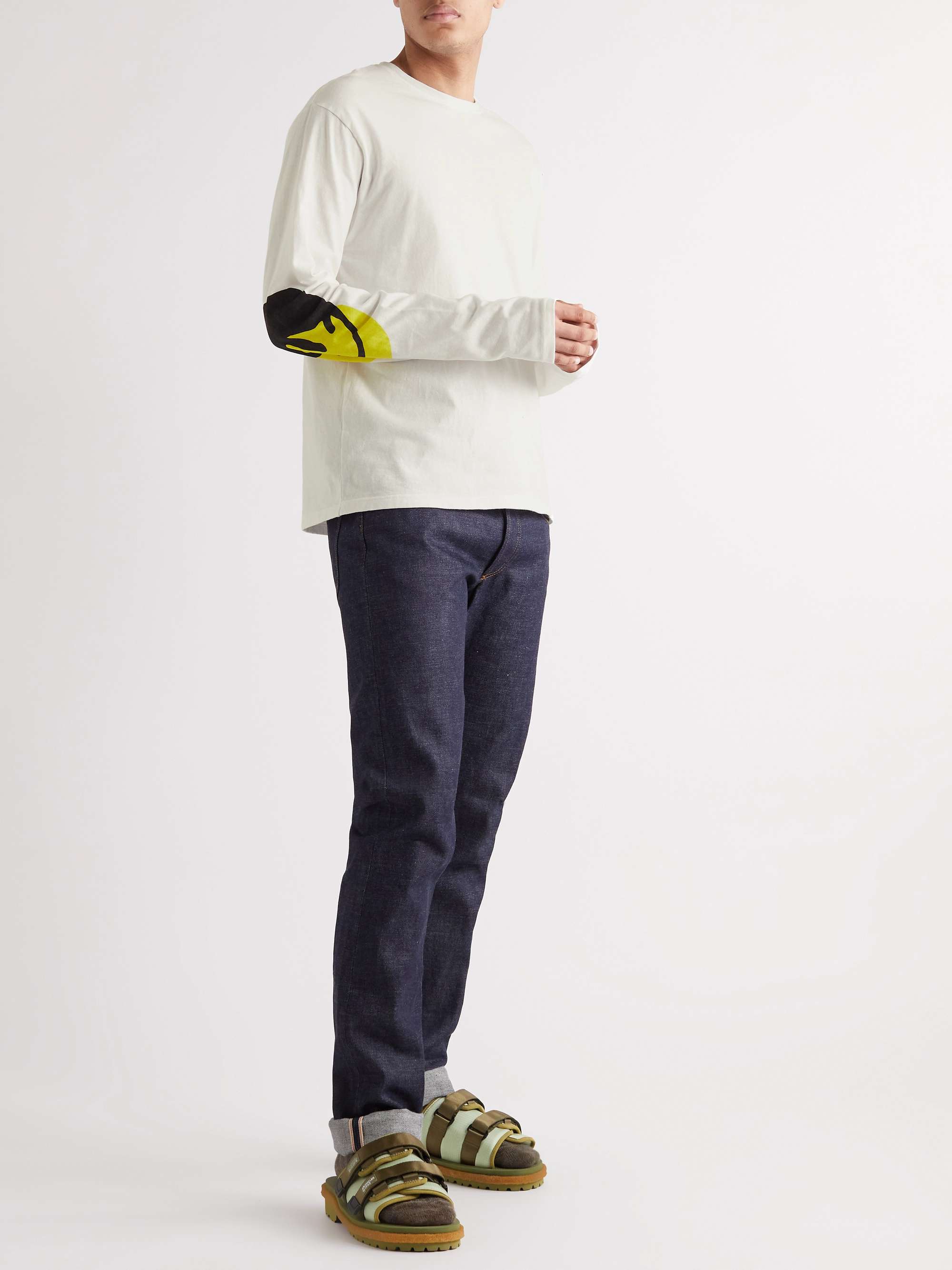 KAPITAL Printed Cotton-Jersey T-Shirt