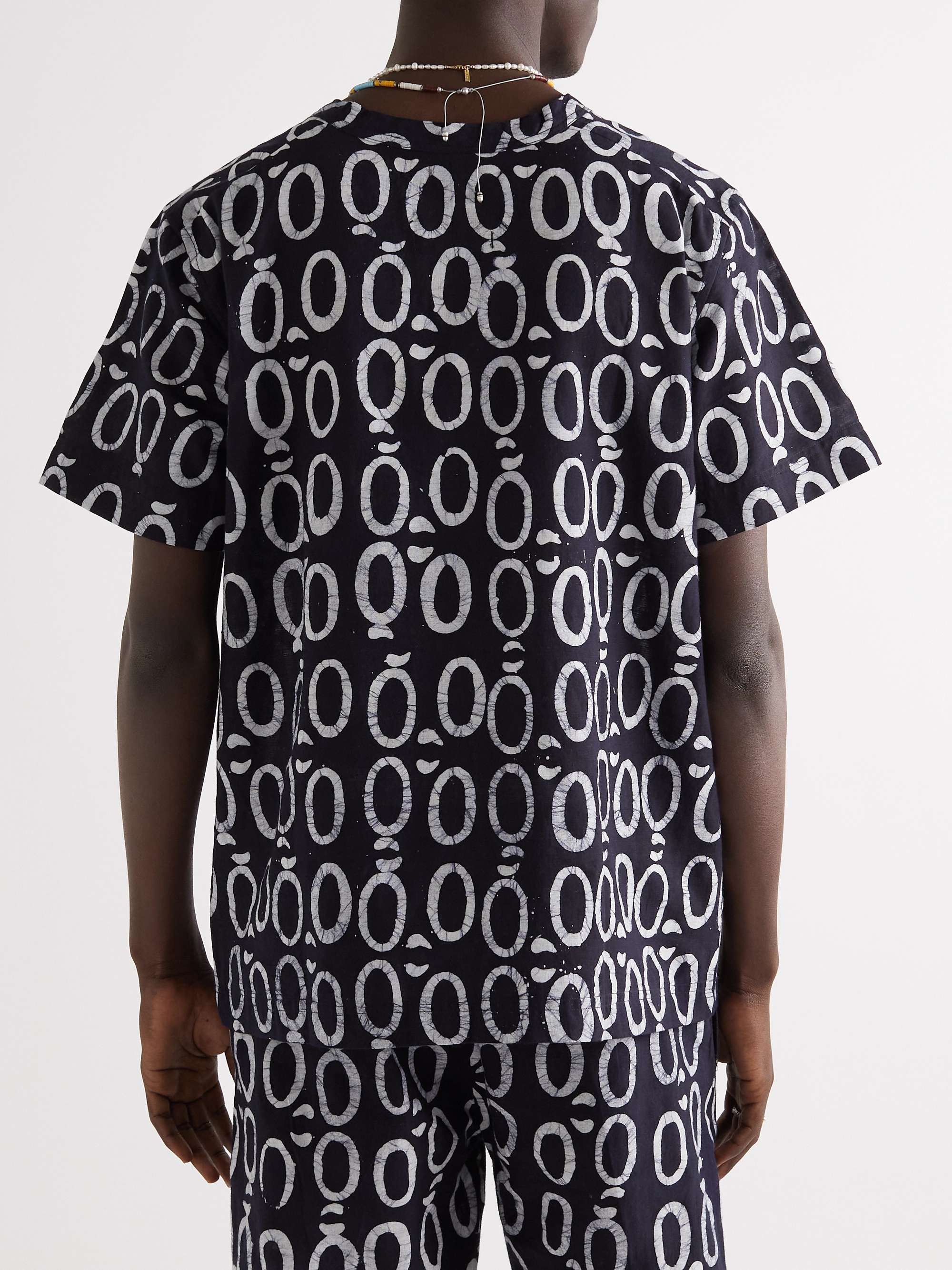 OBIDA Printed Cotton-Jersey T-Shirt
