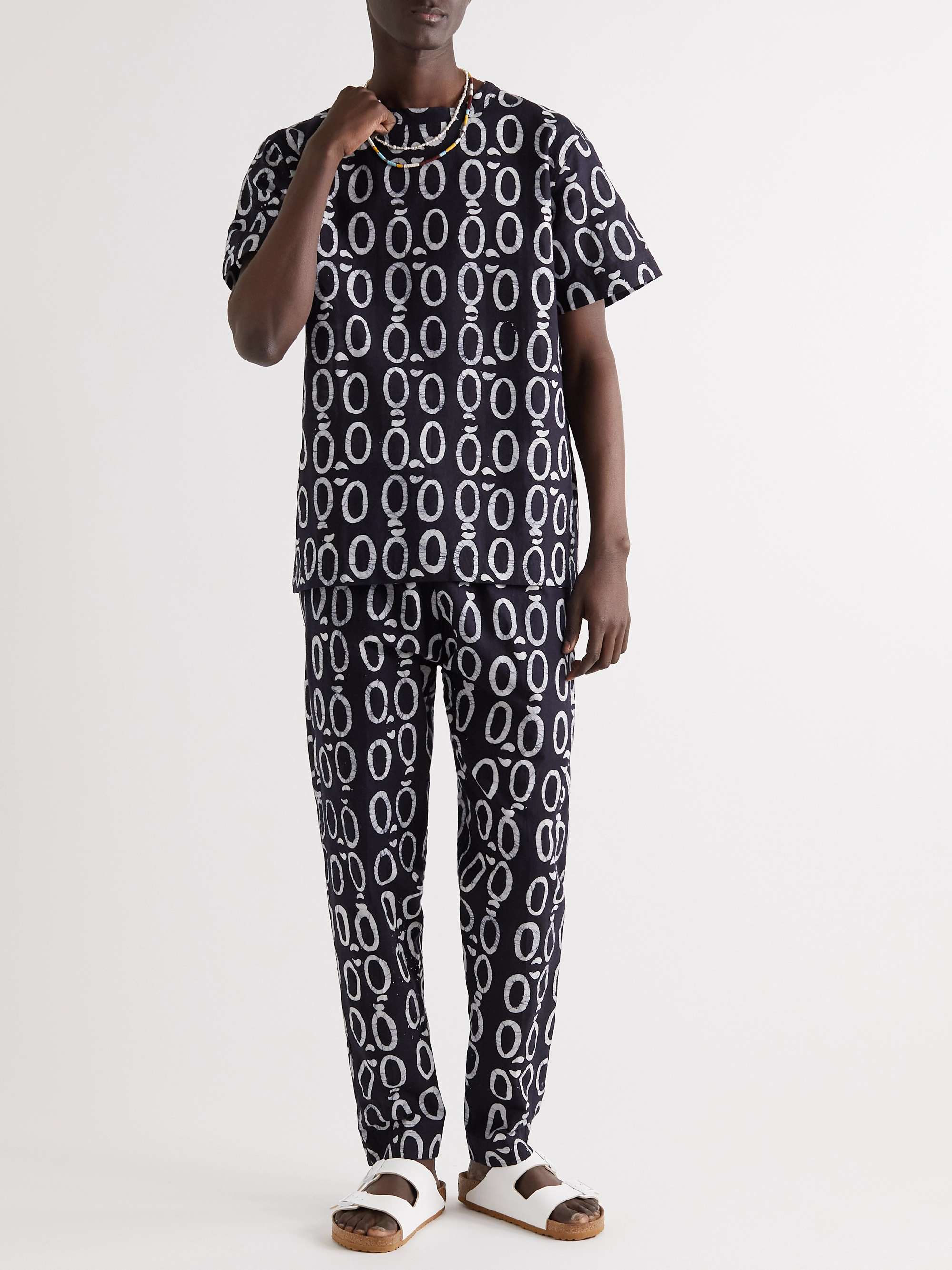 OBIDA Printed Cotton-Jersey T-Shirt