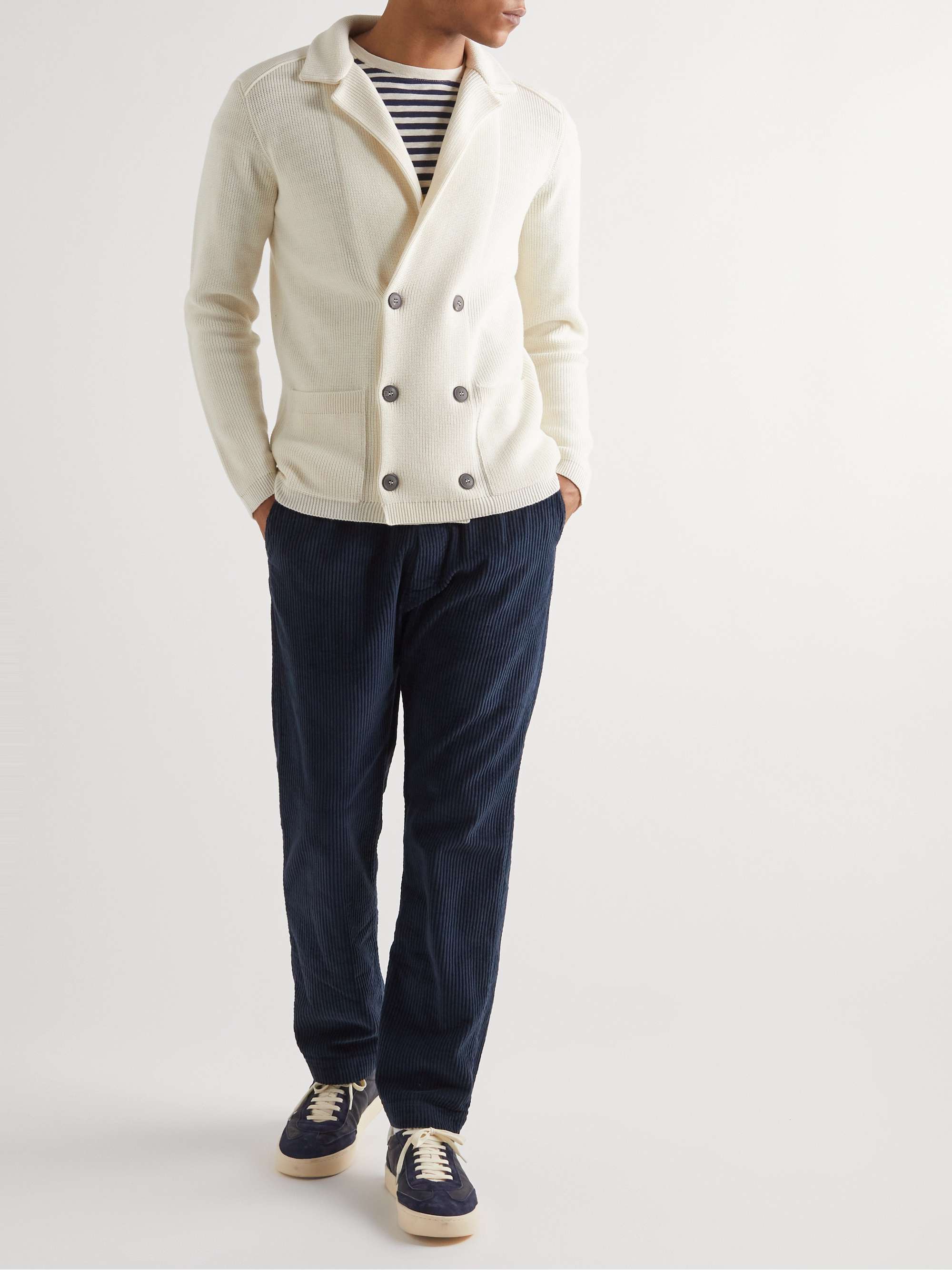 BARENA Tosador Straight-Leg Cotton-Corduroy Trousers