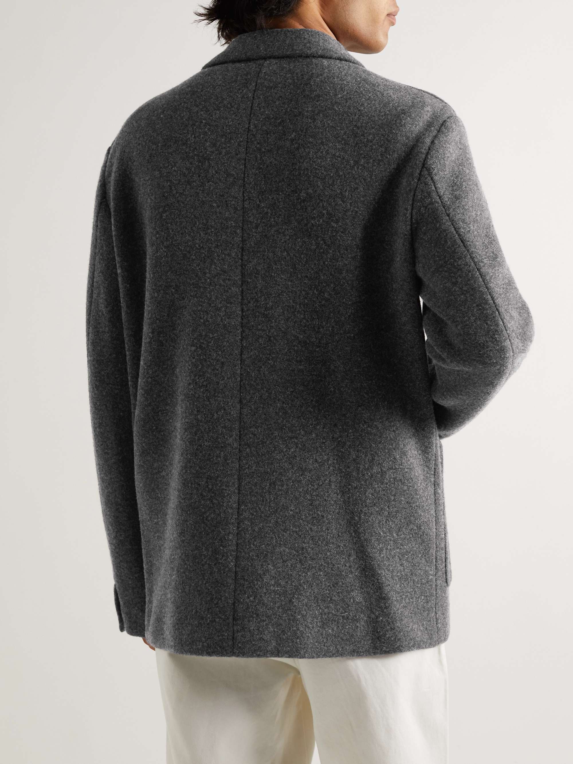 BARENA Double-Breasted Wool-Blend Blazer
