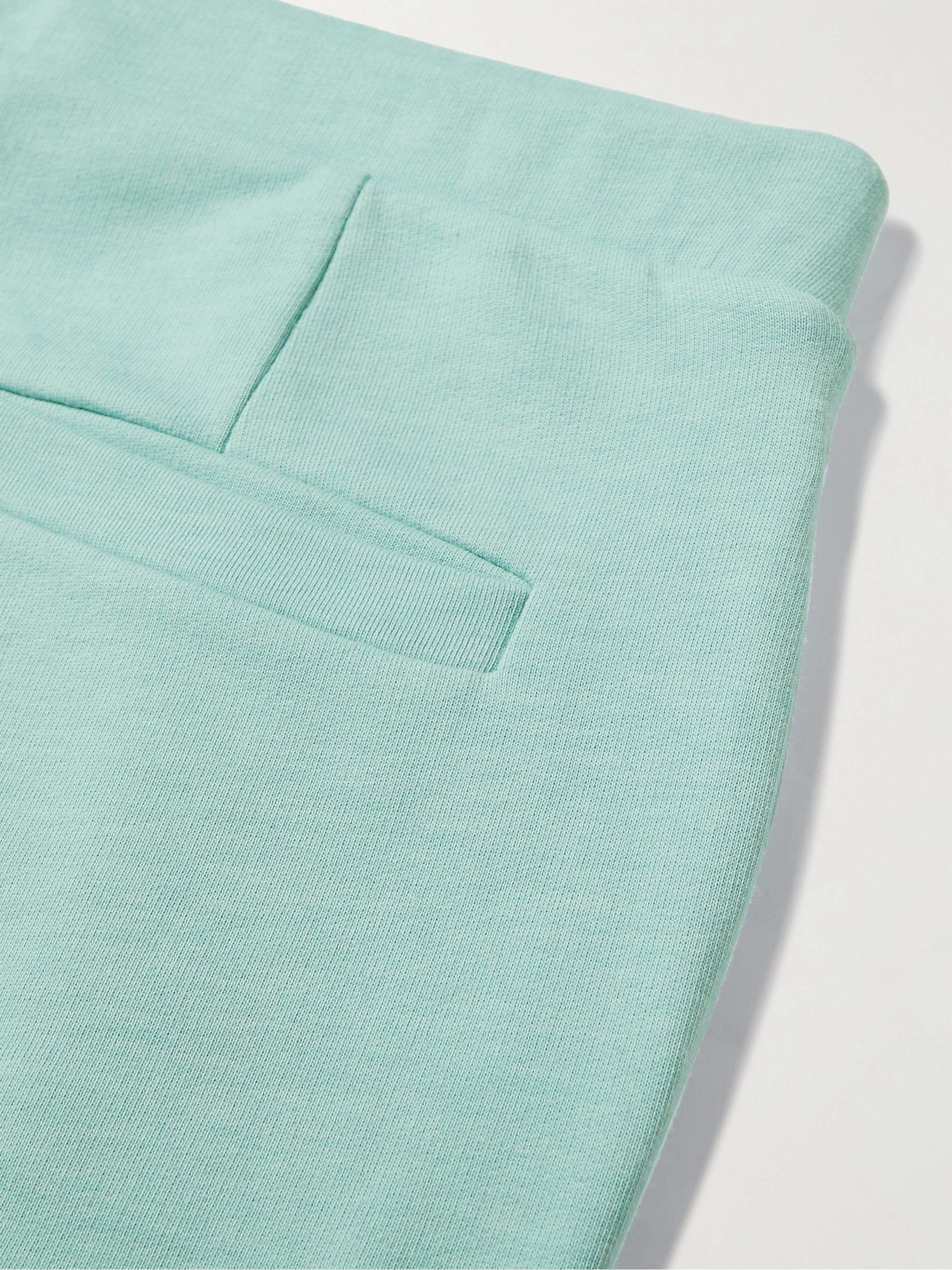 A.P.C. Straight-Leg Cotton-Jersey Drawstring Shorts