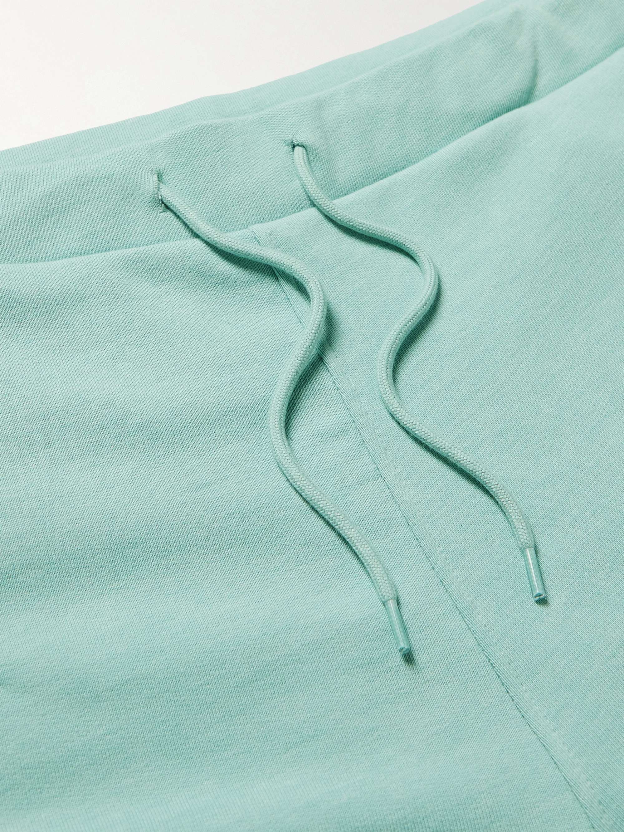 A.P.C. Straight-Leg Cotton-Jersey Drawstring Shorts
