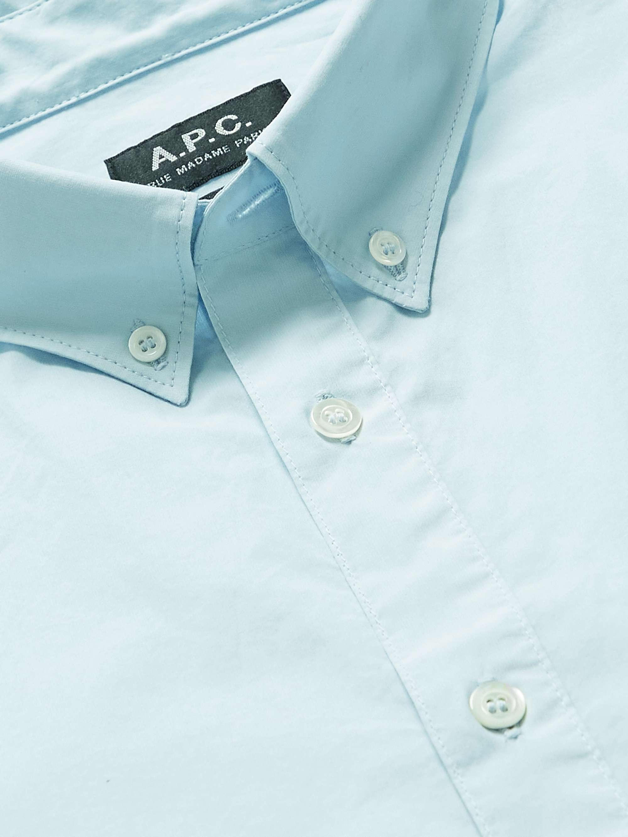 A.P.C. Edouard Button-Down Collar Cotton Shirt