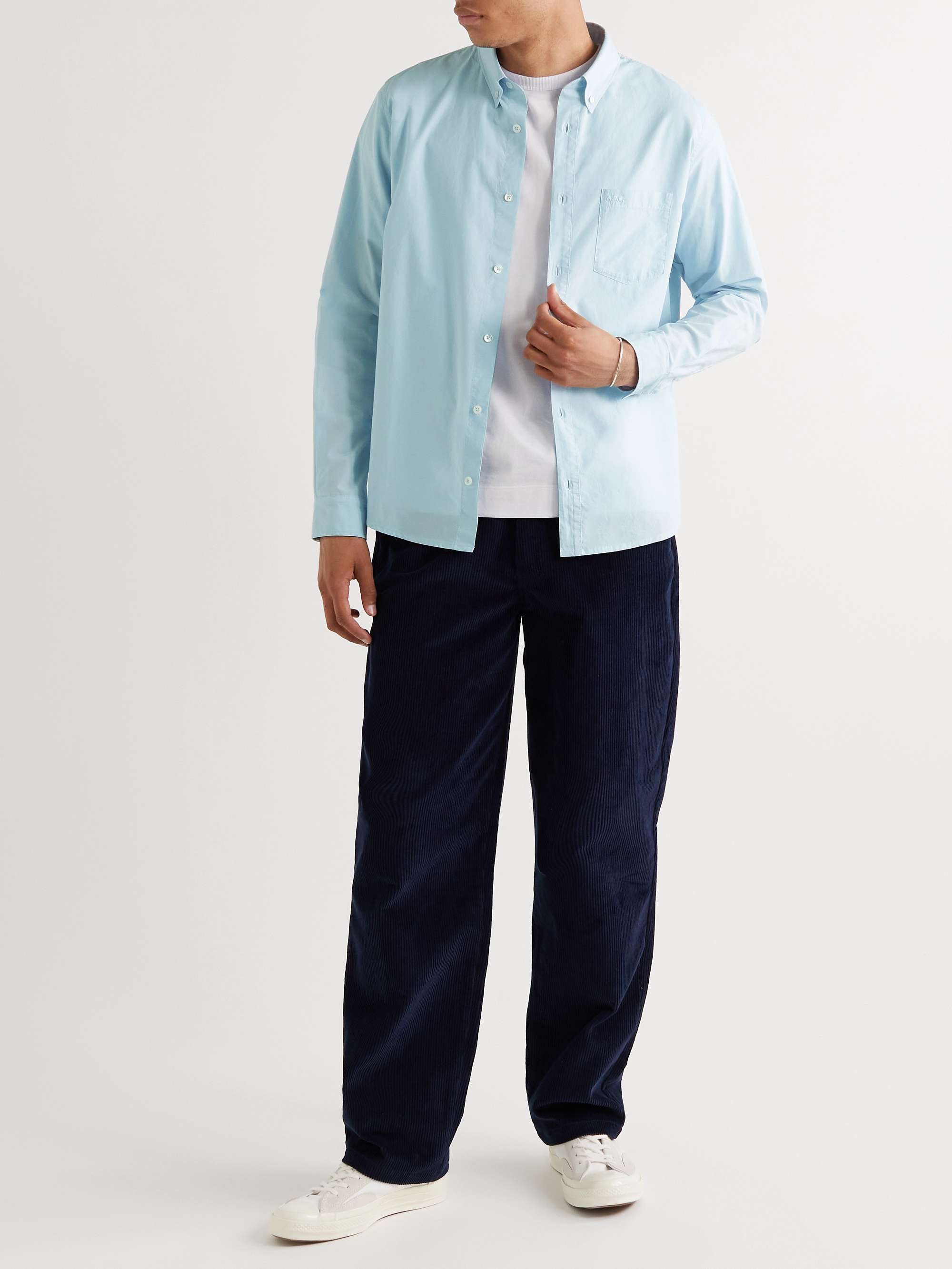 A.P.C. Edouard Button-Down Collar Cotton Shirt