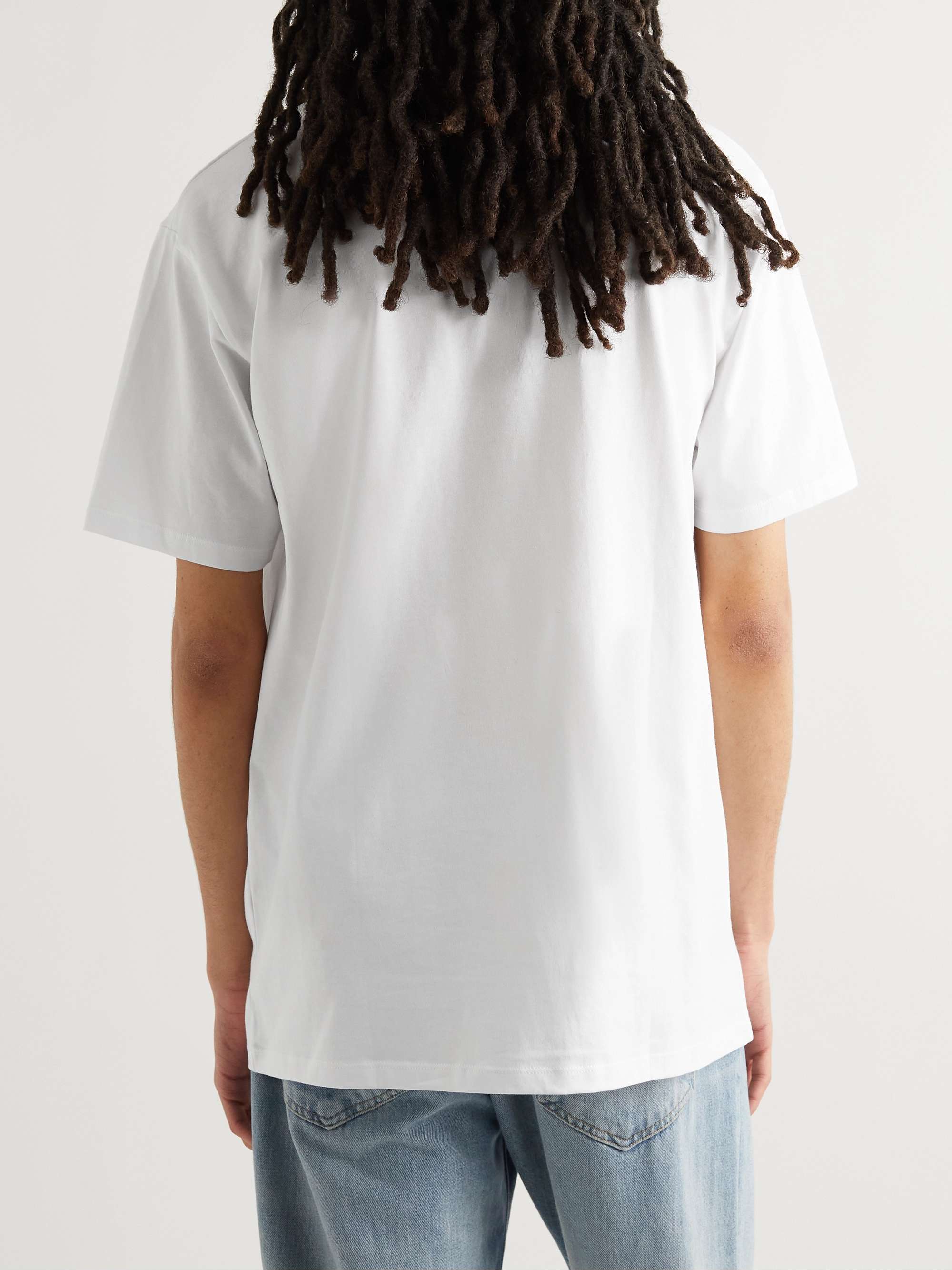A.P.C. Logo-Print Cotton-Jersey T-Shirt for Men | MR PORTER
