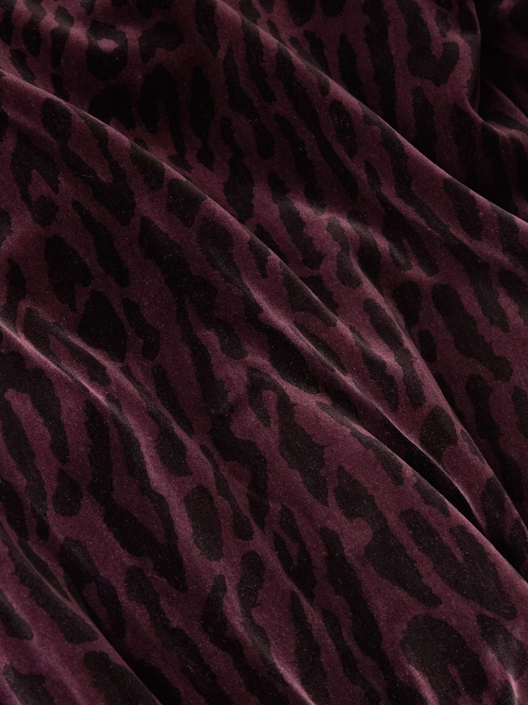 Logo-Embroidered Leopard-Print Cotton-Velvet Track Jacket