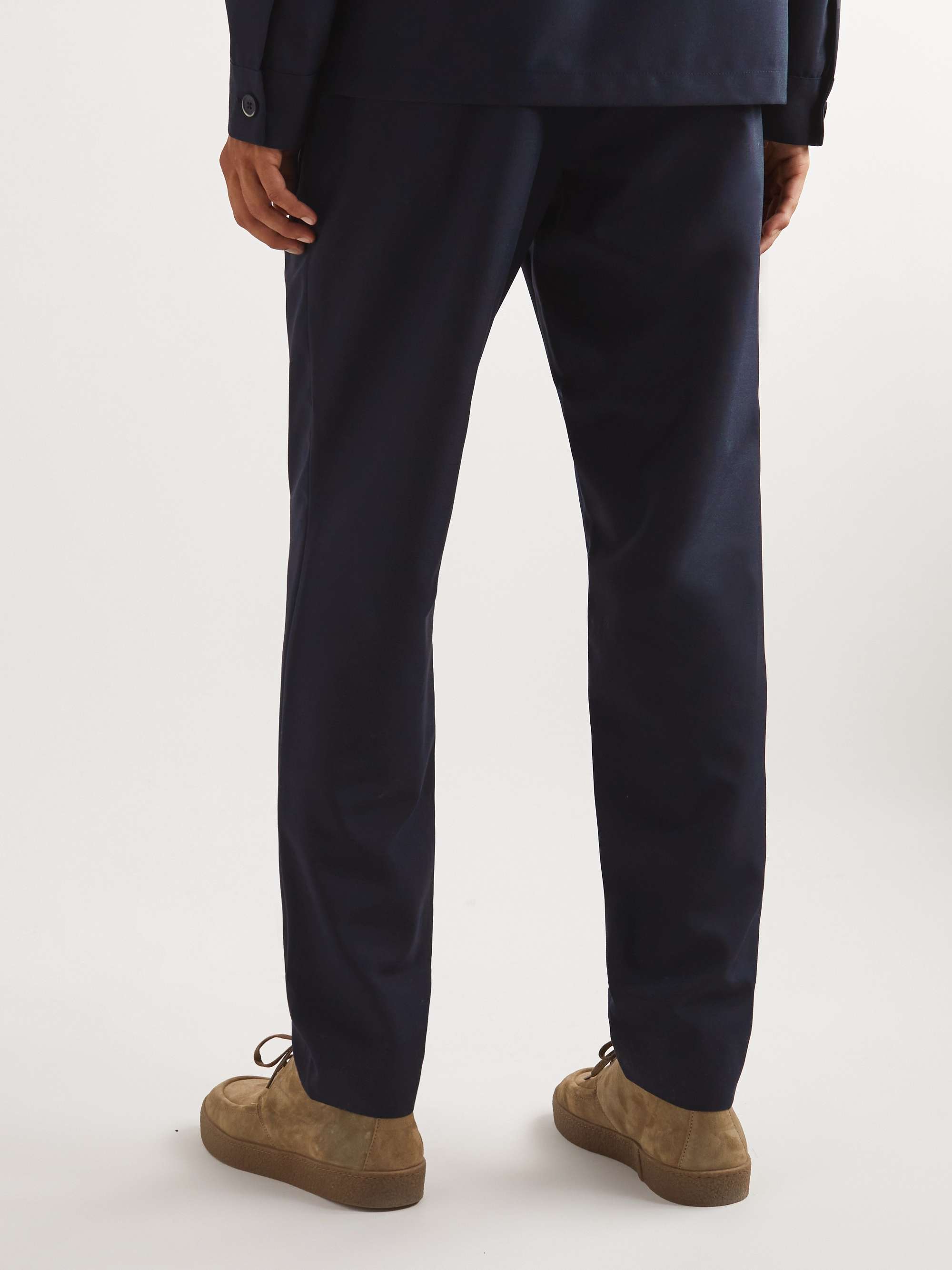 BARENA Tapered Pleated Woven Trousers