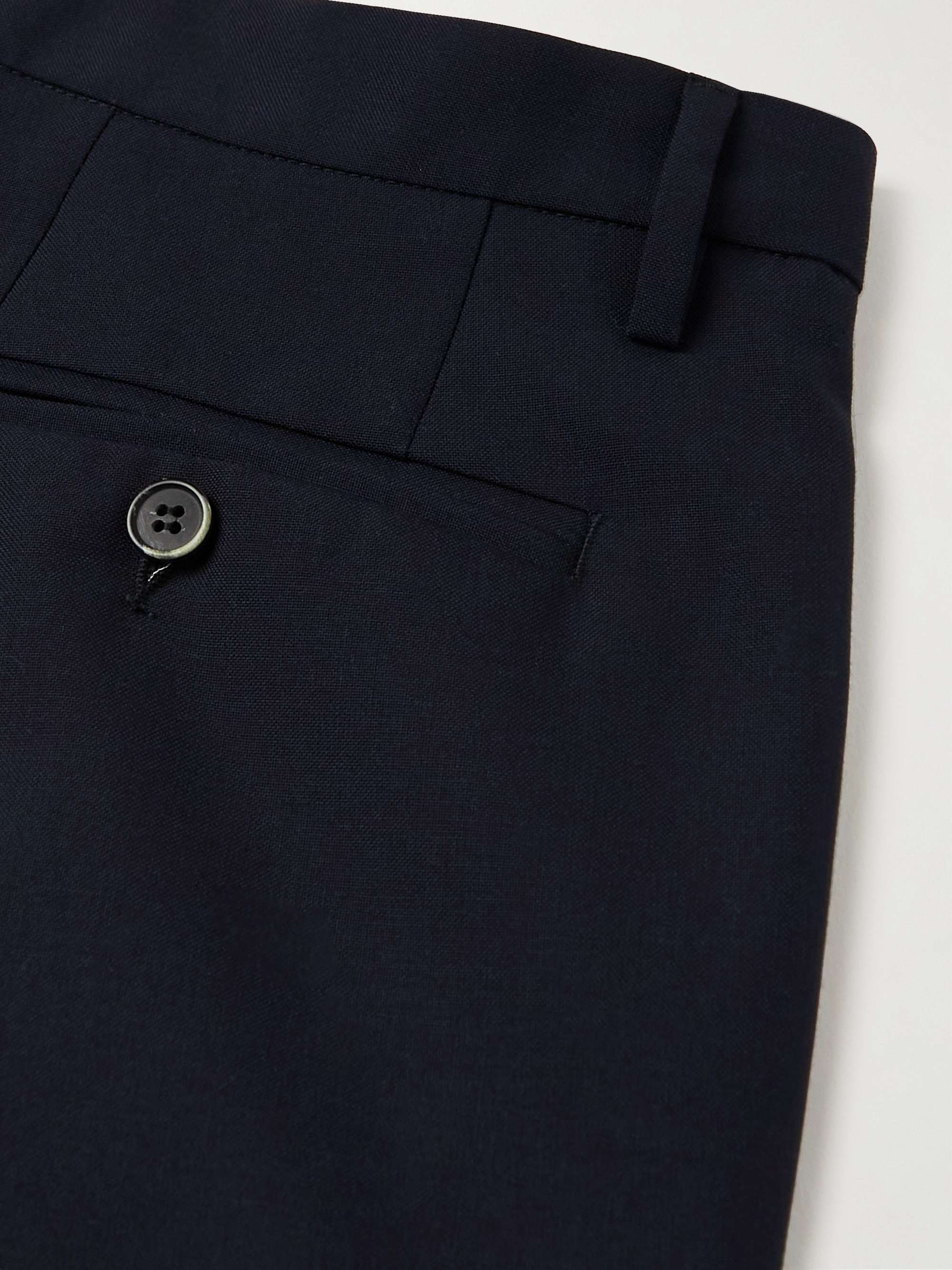 BARENA Tapered Pleated Woven Trousers