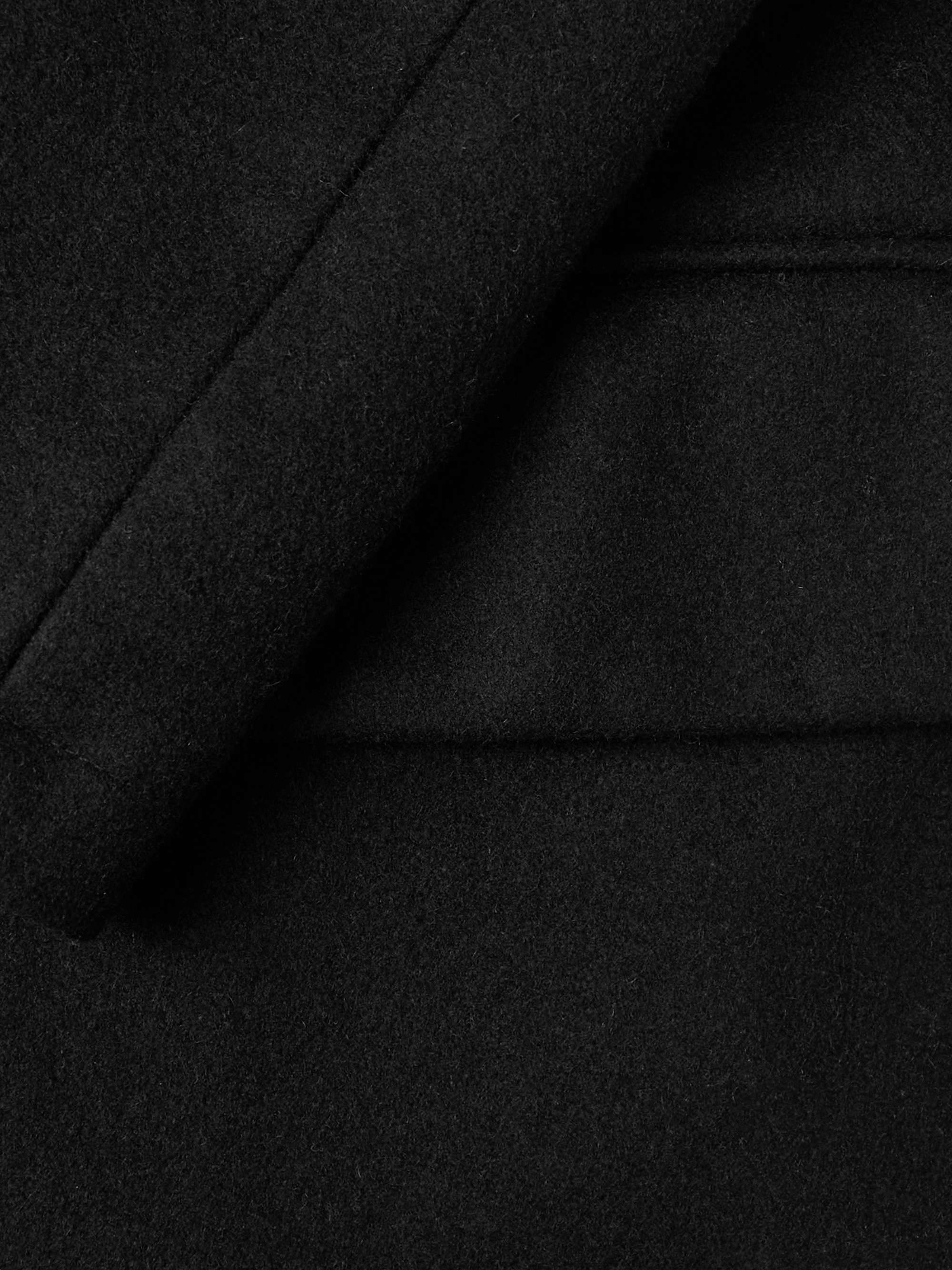 BARENA Ganga Wool-Blend Felt Coat