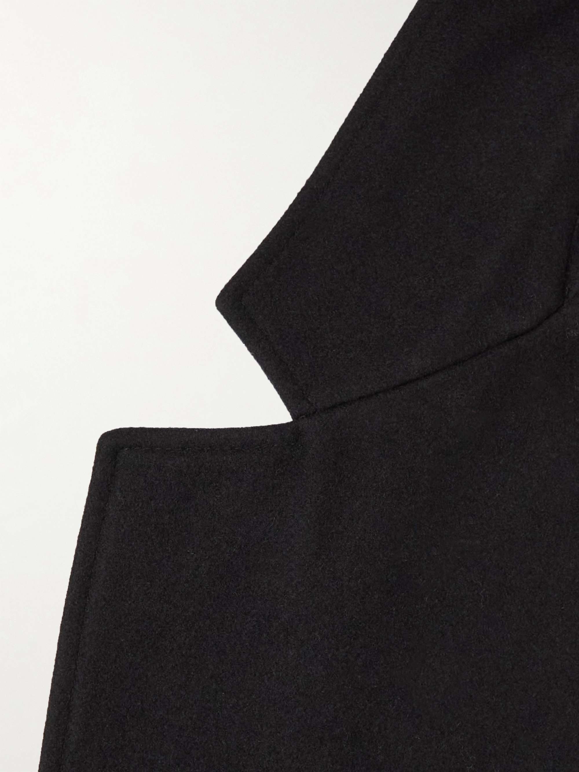 BARENA Ganga Wool-Blend Felt Coat