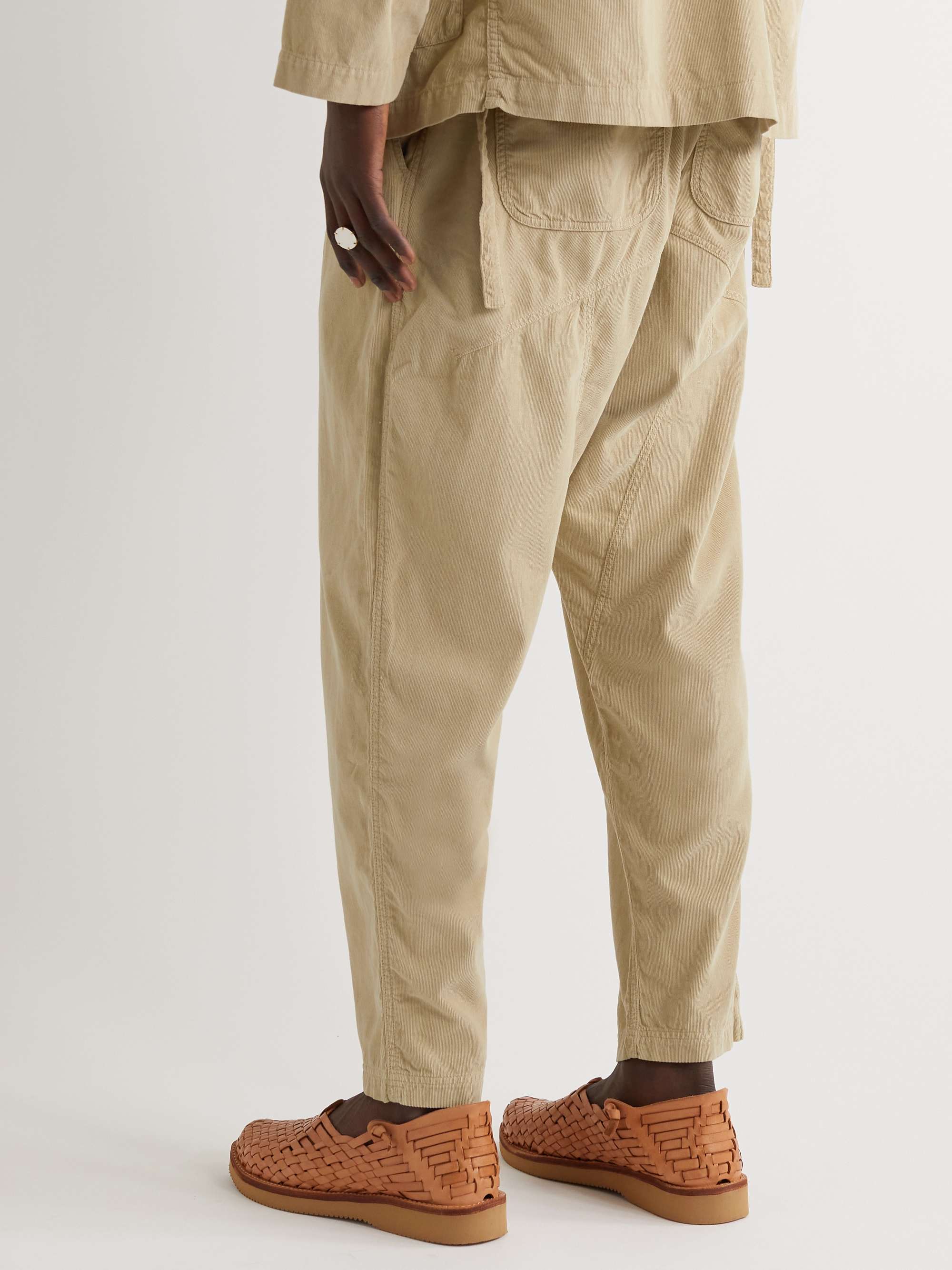 Universal Works four-pocket cotton sailor pants blue | MODES