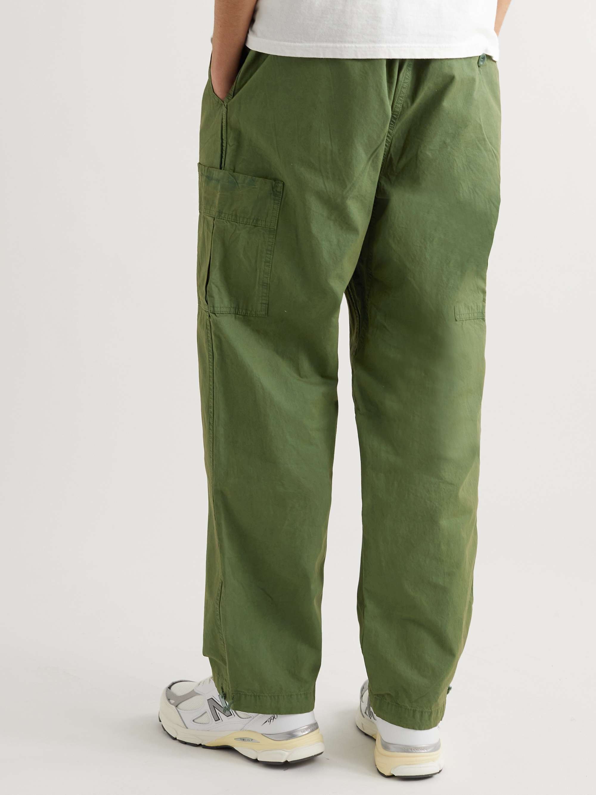 GENERAL ADMISSION Rat Rock Straight-Leg Cotton-Poplin Cargo Trousers