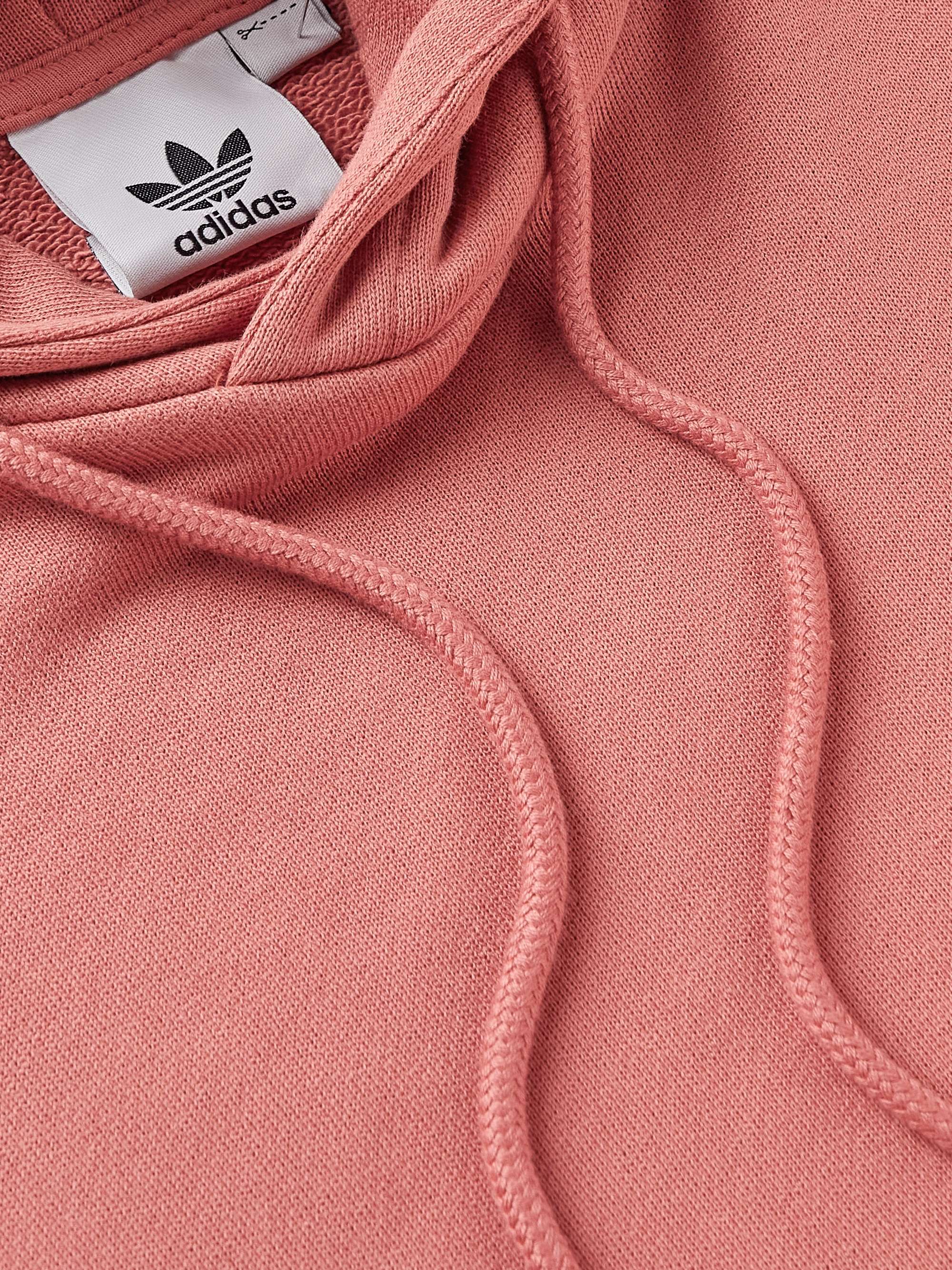 ADIDAS ORIGINALS Ozworld Logo-Print Cotton-Jersey Hoodie