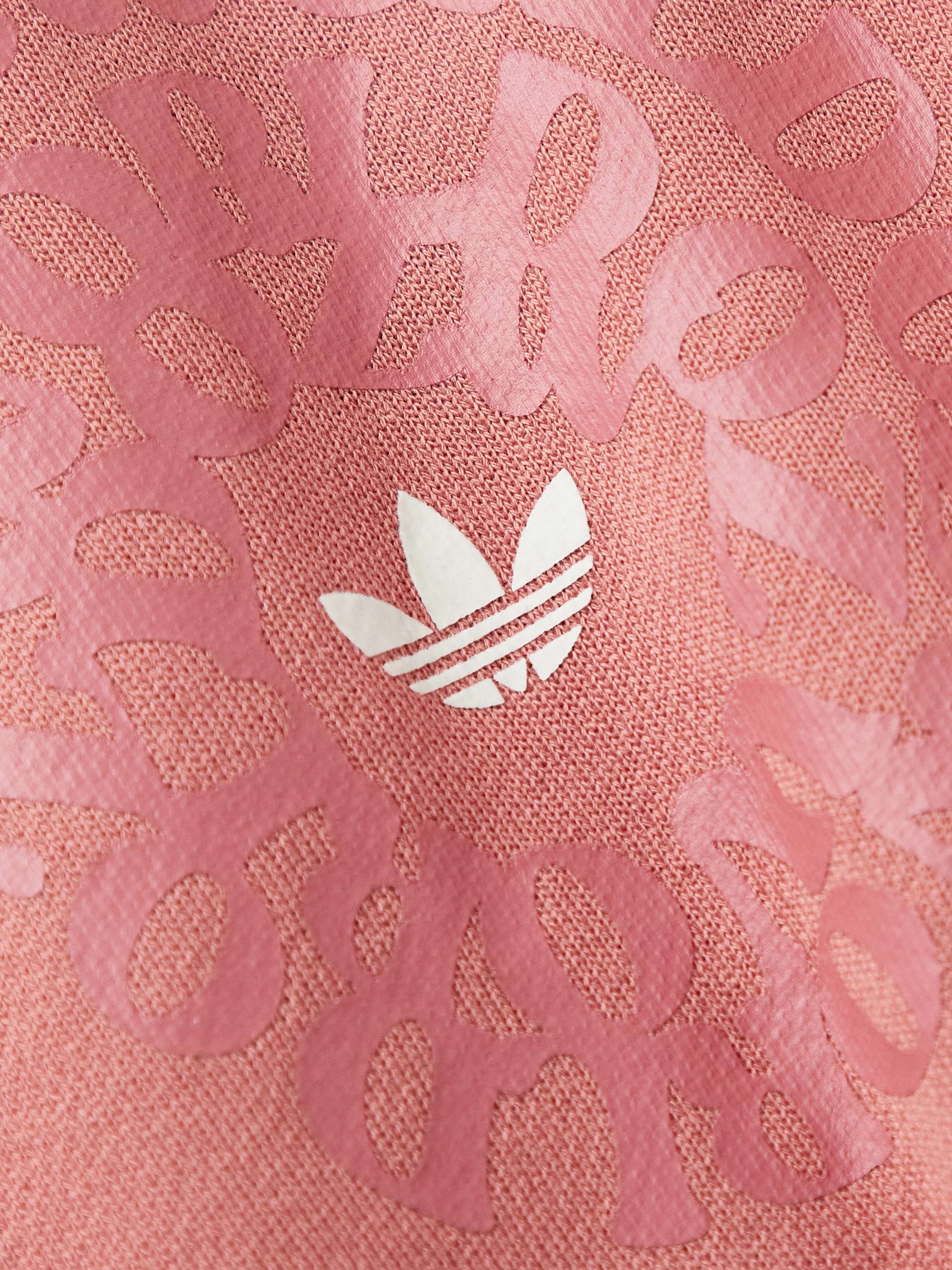 ADIDAS ORIGINALS Ozworld Logo-Print Cotton-Jersey Hoodie