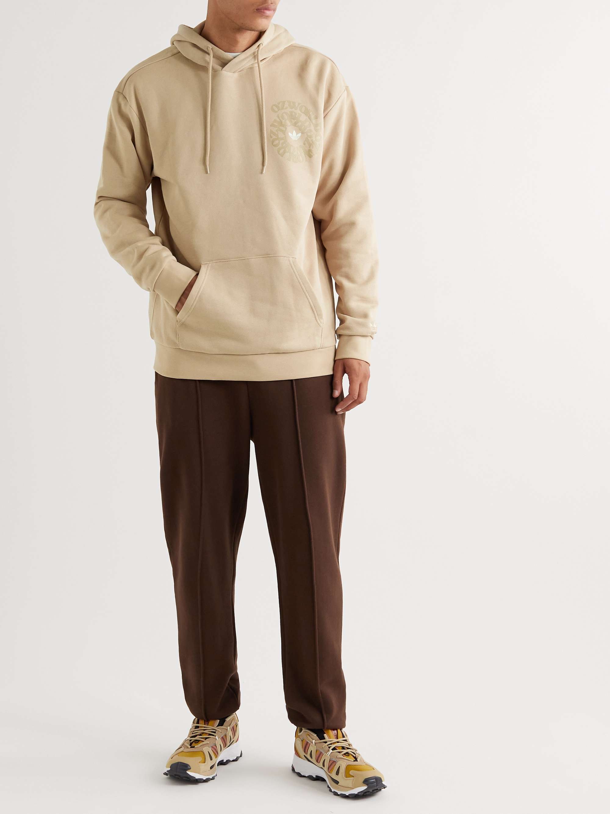 ADIDAS ORIGINALS Ozworld Logo-Print Cotton-Jersey Sweatshirt
