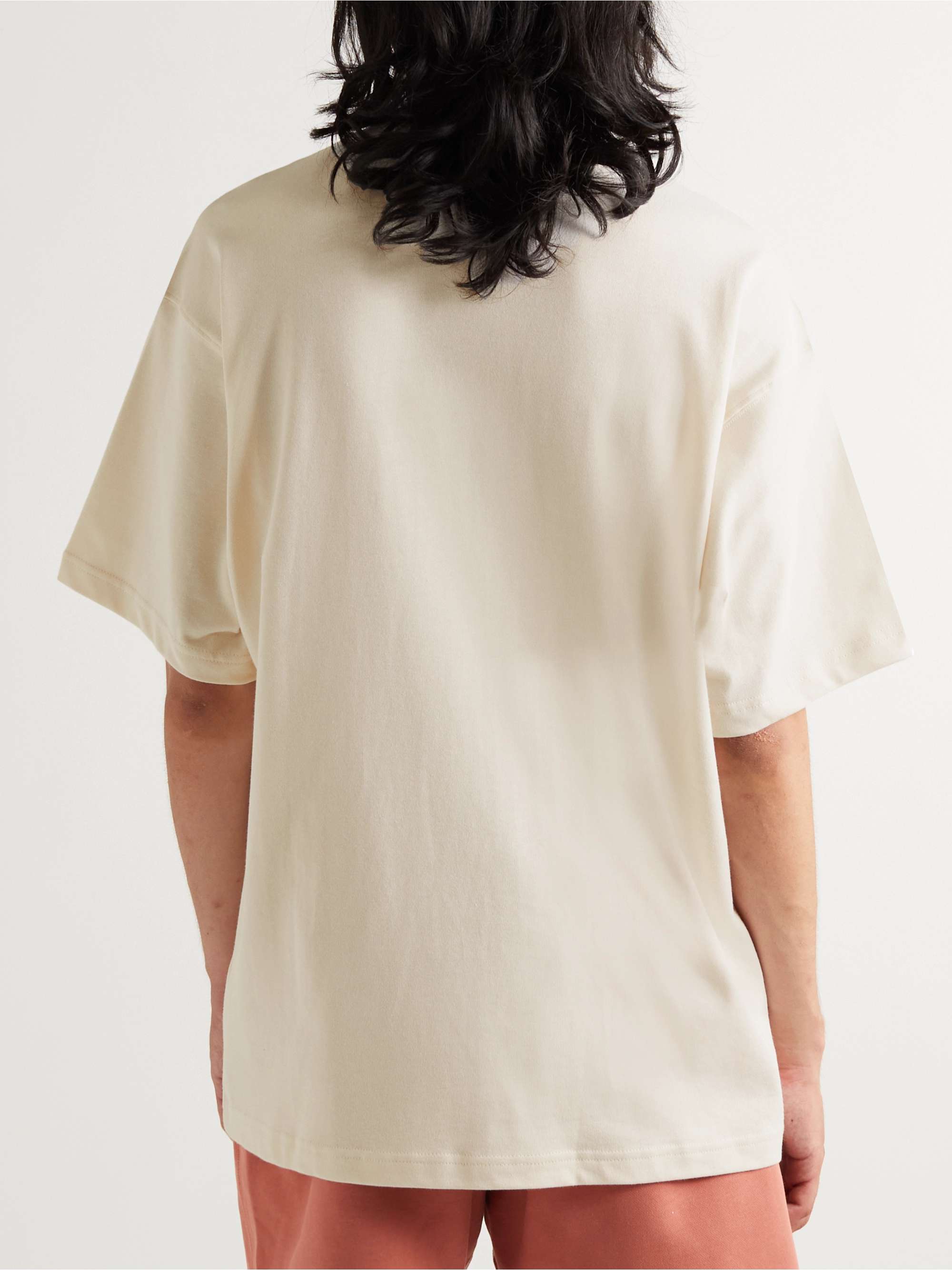ADIDAS ORIGINALS Contempo Logo-Embroidered Organic Cotton-Jersey T-Shirt